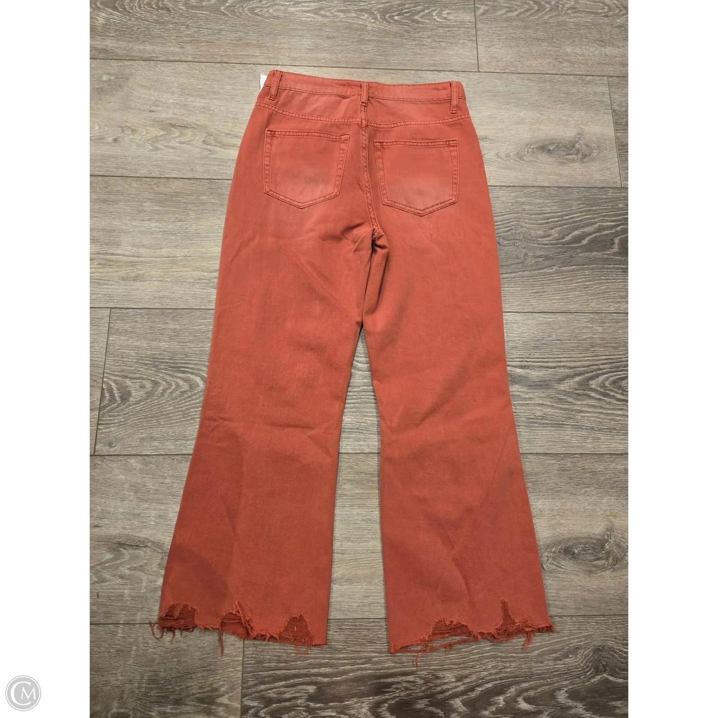 Jeans Wide Leg By Vervet In Red, Size: 2