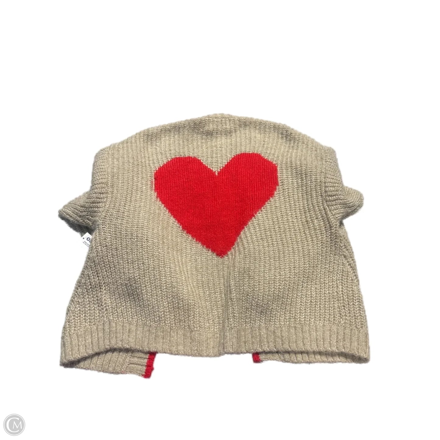 Cardigan By Old Navy In Red & Tan, Size: Xs