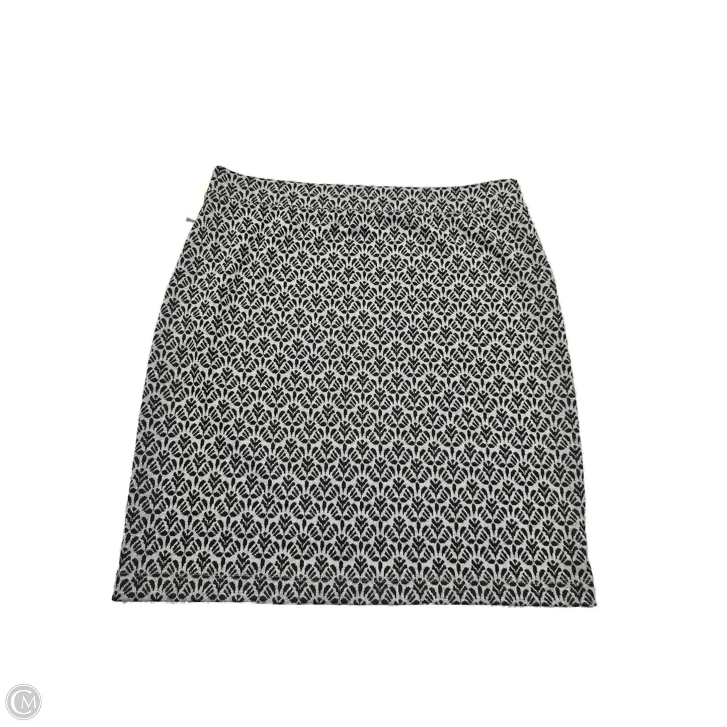 Skirt Mini & Short By Loft In Black & Grey, Size: M
