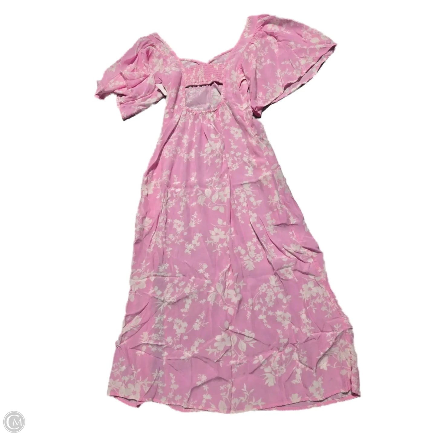Dress Casual Midi By A New Day In Pink, Size: S