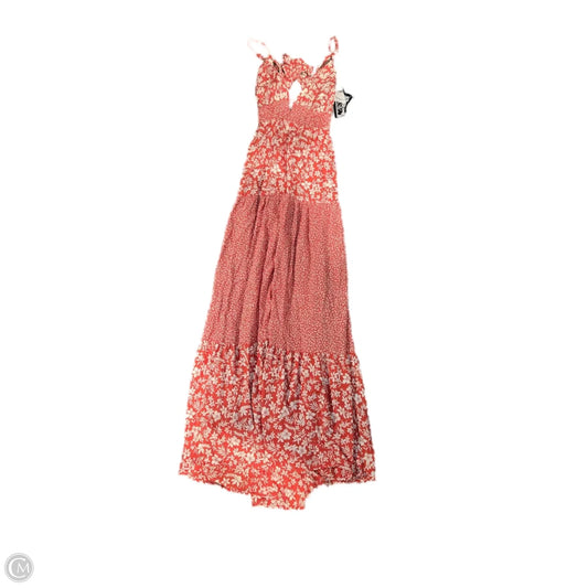 Dress Casual Maxi By Angie In Orange, Size: M