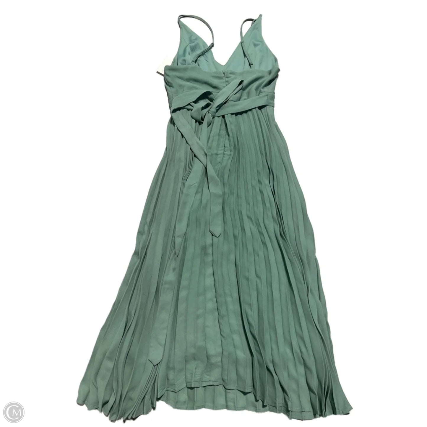 Dress Casual Midi By Cmc In Green, Size: S