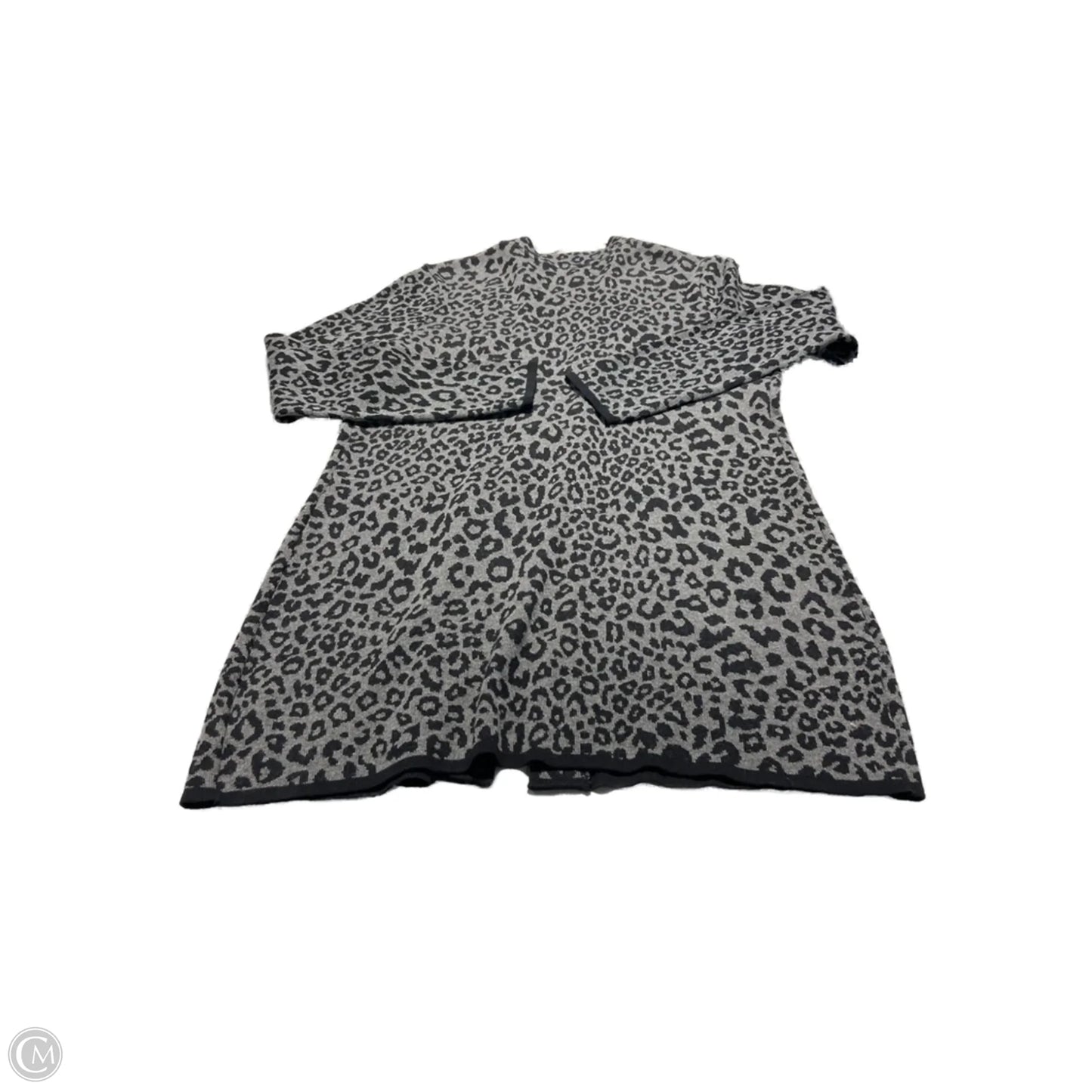 Cardigan By Charter Club In Animal Print, Size: Xl