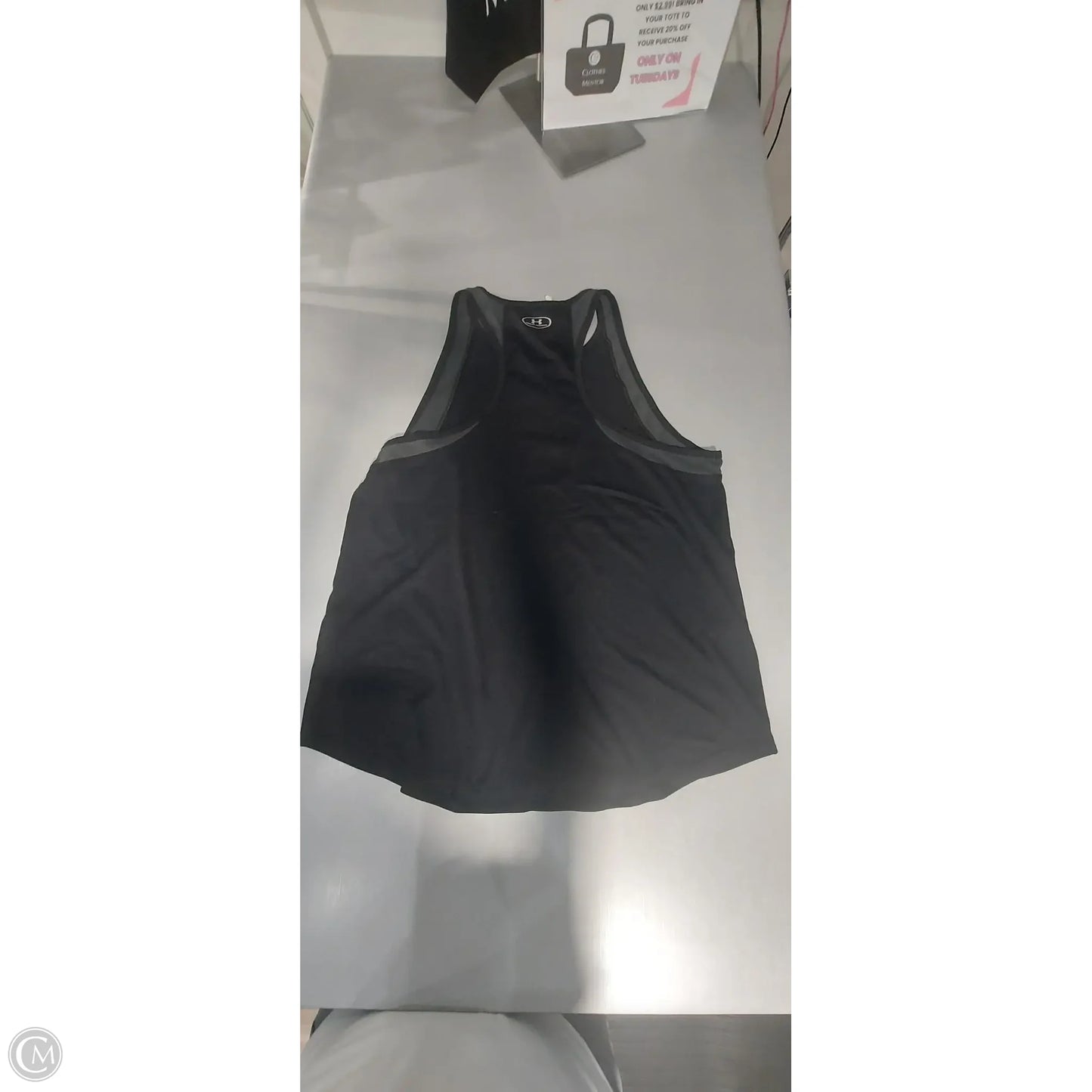 Athletic Tank Top By Under Armour In Black, Size: Xl