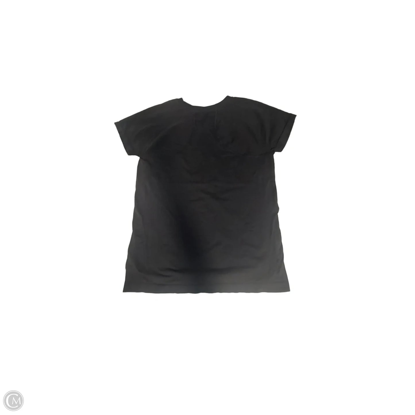 Athletic Top Short Sleeve By Lululemon In Black, Size: Xl