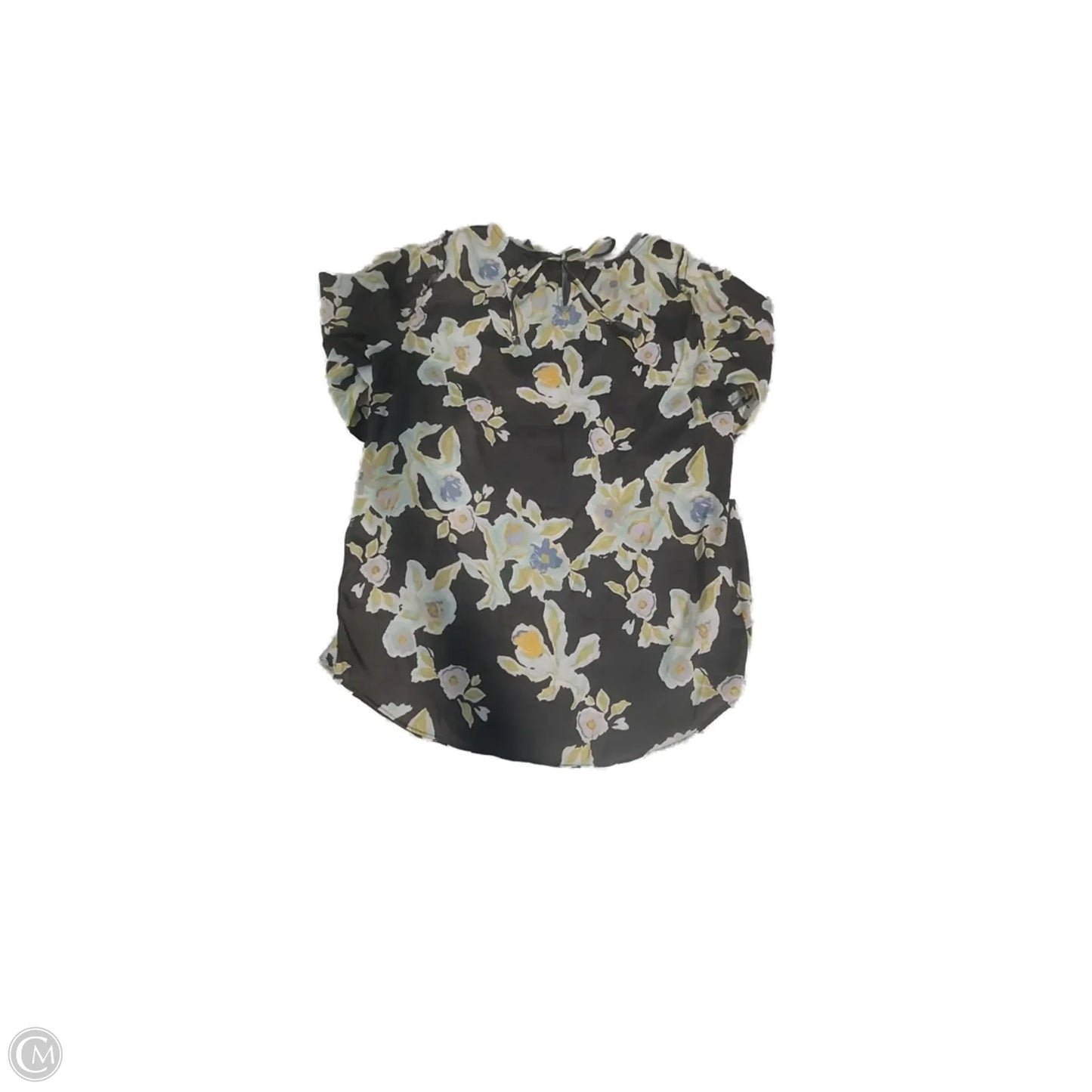 Top 3/4 Sleeve By Lc Lauren Conrad In Floral Print, Size: Xs