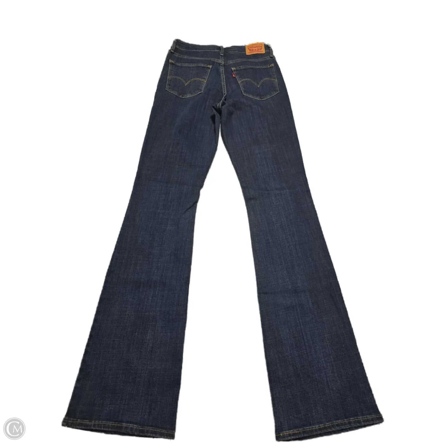 Jeans Boot Cut By Levis In Blue Denim, Size: 6