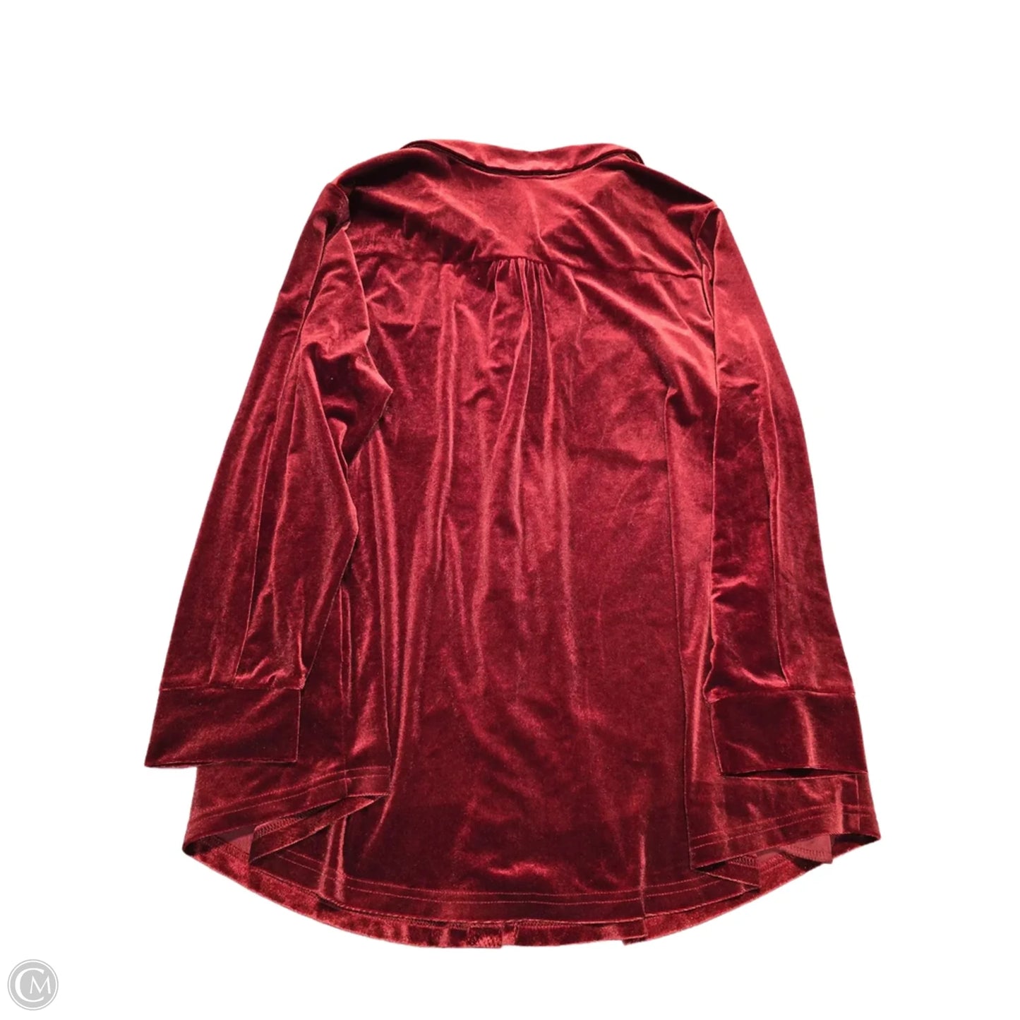 Top Long Sleeve By Bloomchic In Red, Size: 2x