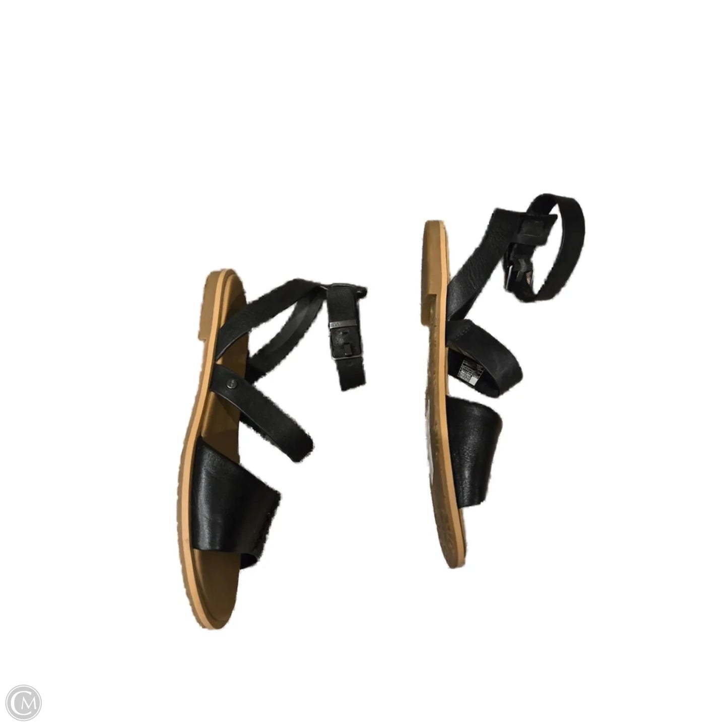 Sandals Designer By Ugg In Black, Size: 9