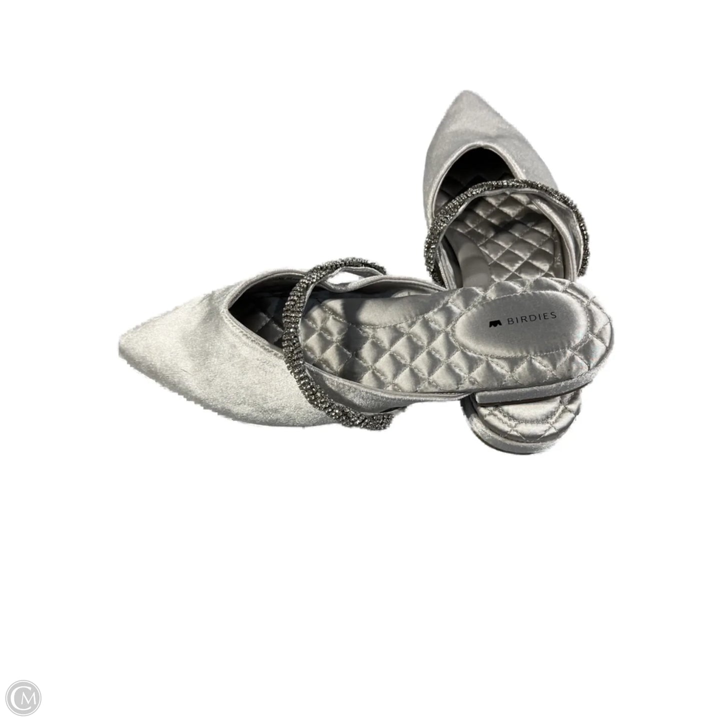 Shoes Flats By Birdies In Grey, Size: 9