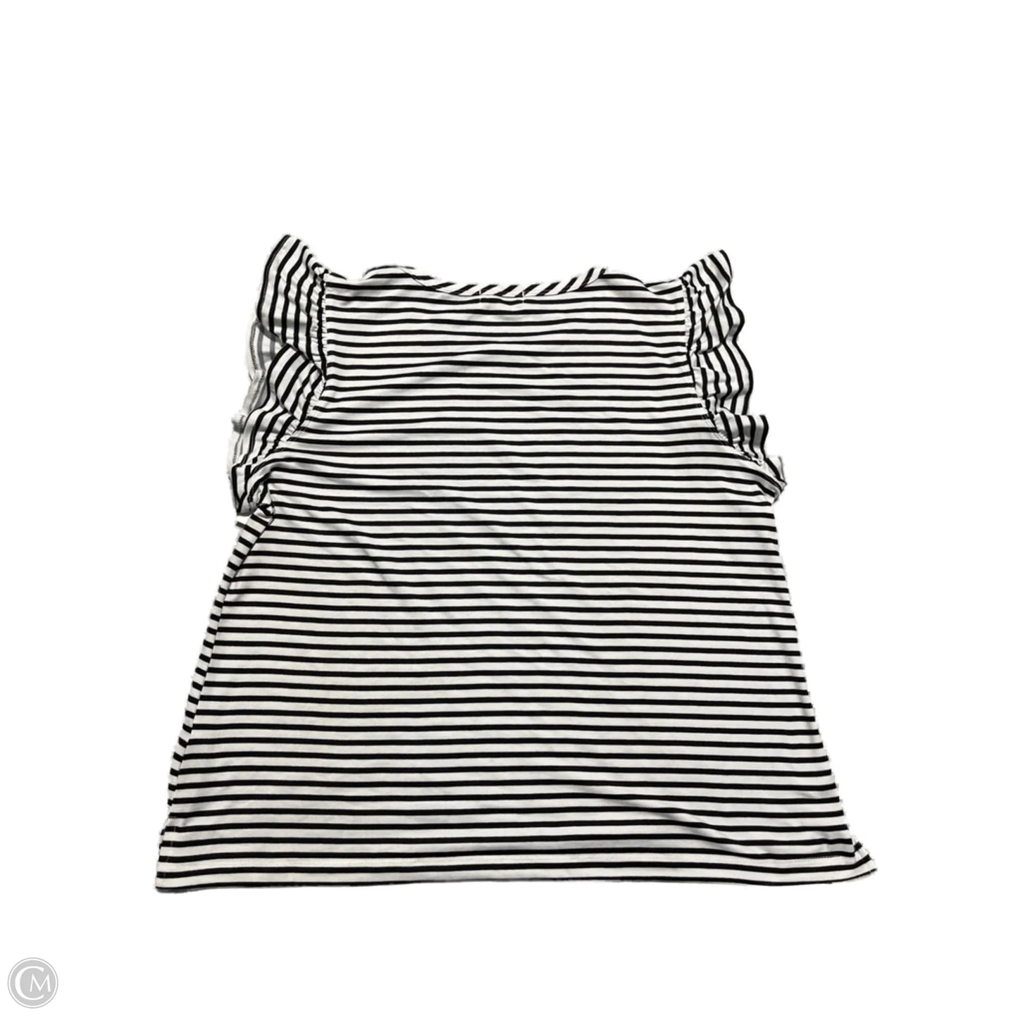 Top Sleeveless By Nine Britton In Striped Pattern, Size: Xl