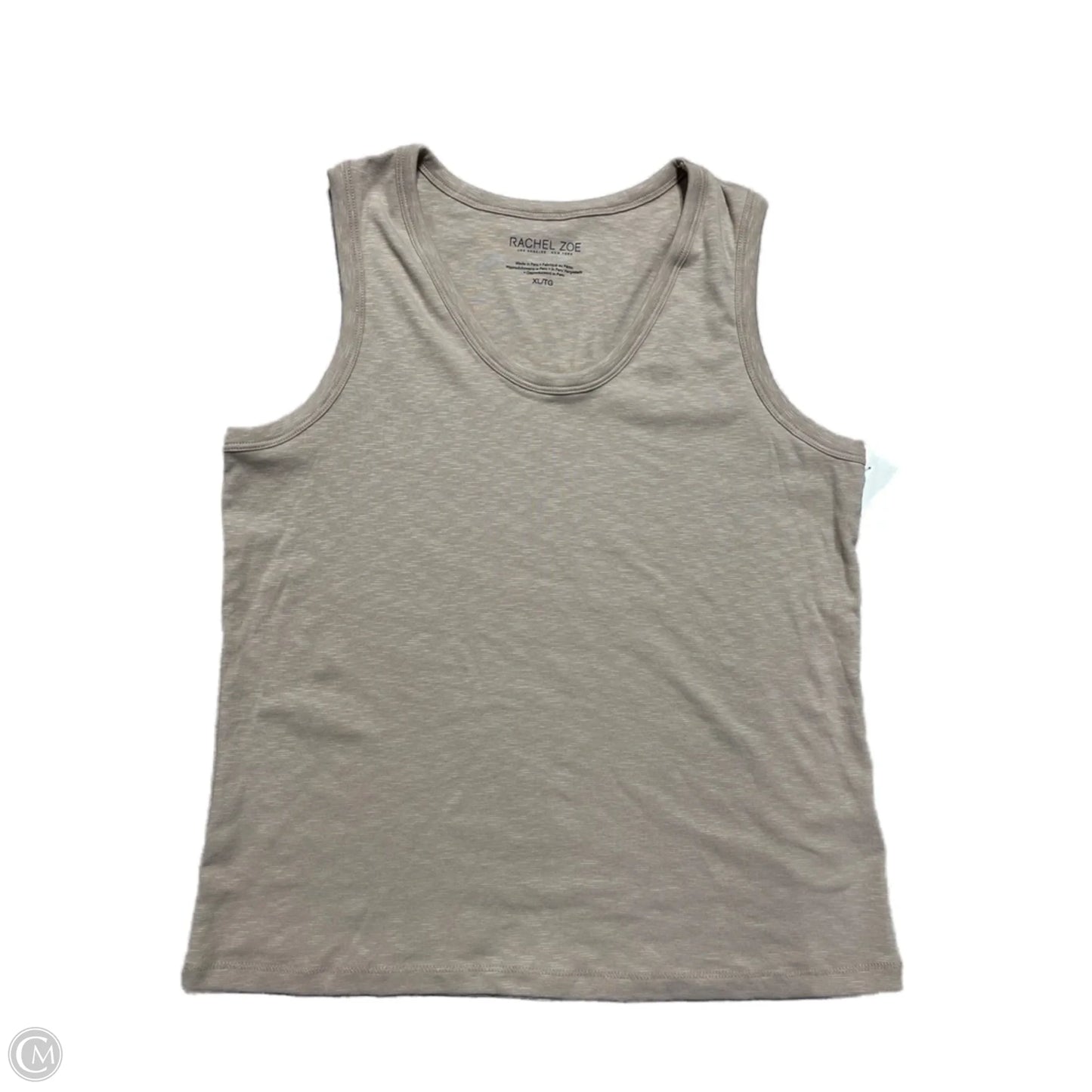 Tank Top By Rachel Zoe In Cream, Size: Xl