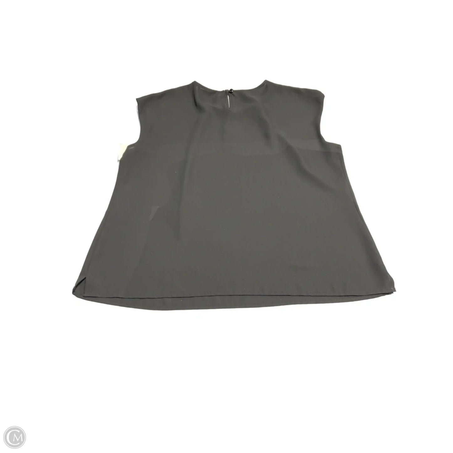 Top Sleeveless By Kasper In Black, Size: L