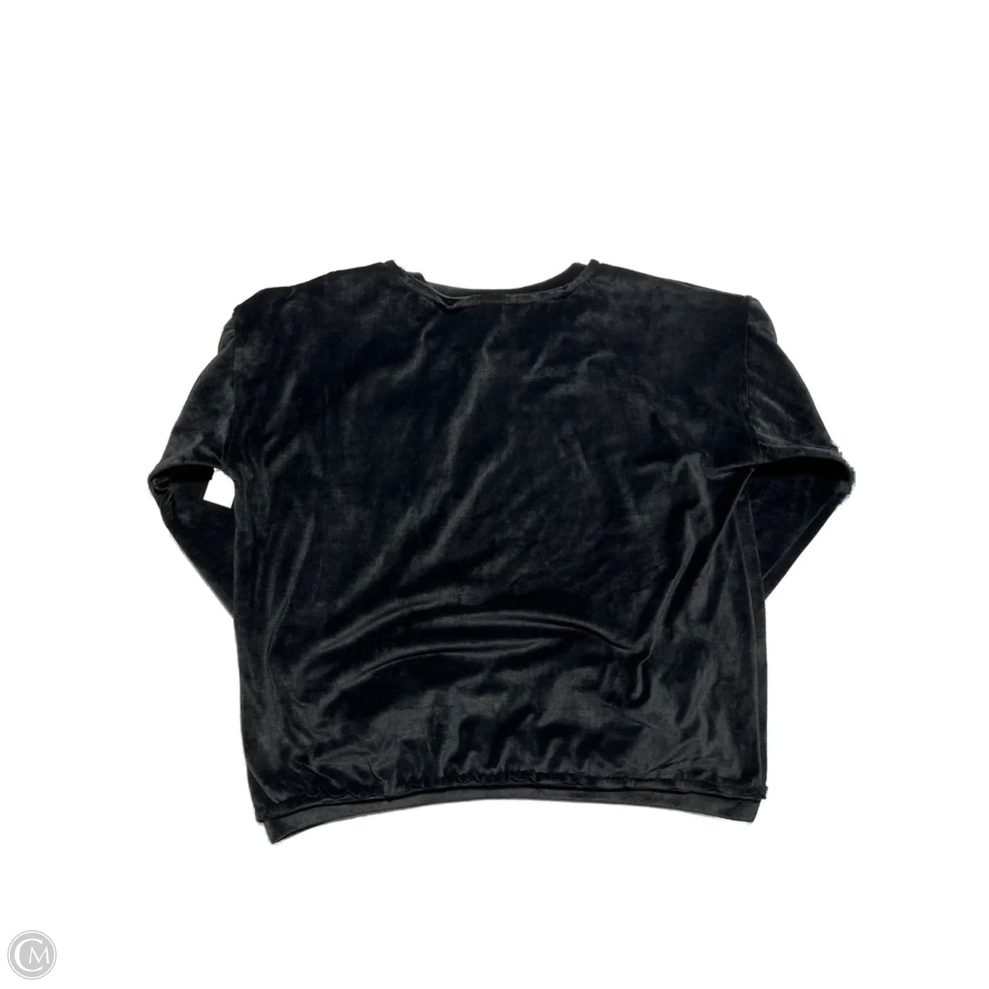 Top Long Sleeve By Pol In Black, Size: M