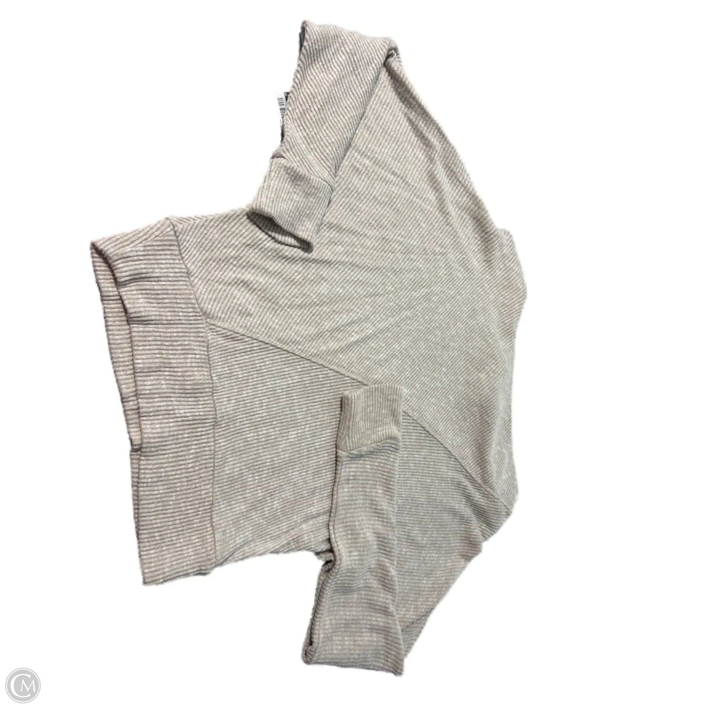 Top Long Sleeve By Evereve In Tan, Size: Xs