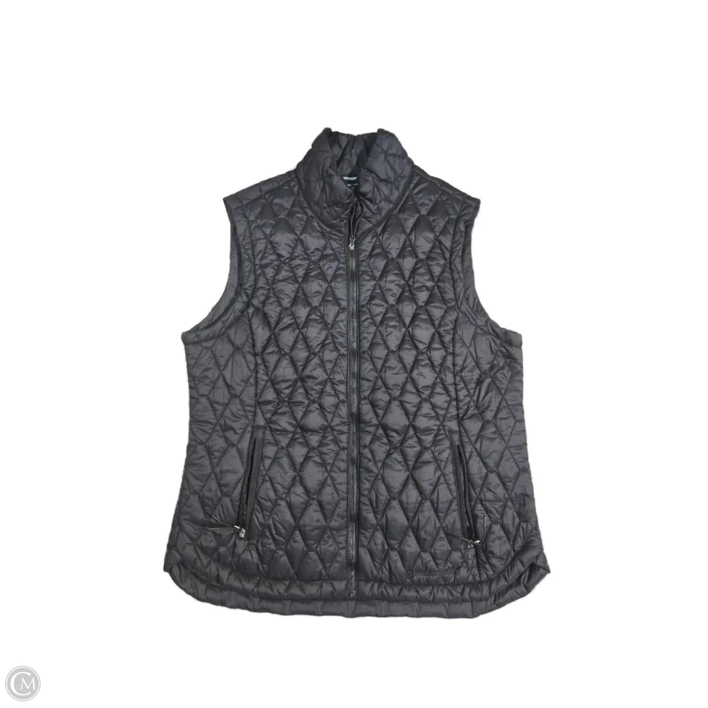 Vest Puffer & Quilted By Free Country In Black, Size: L