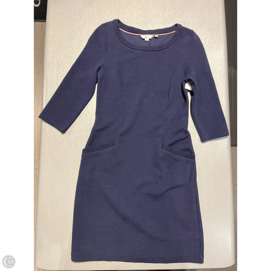 Dress Casual Midi By Boden In Navy, Size: S