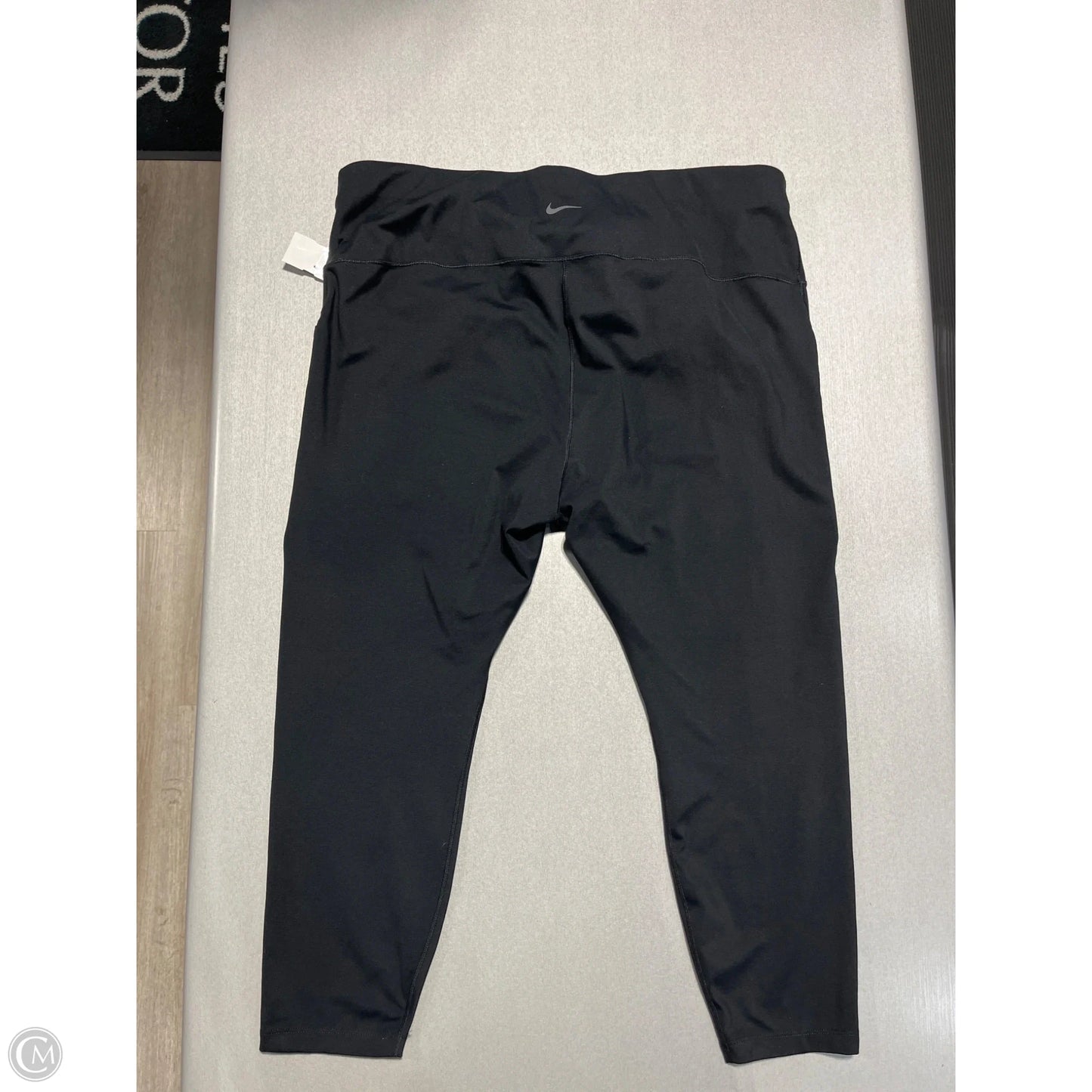 Athletic Leggings By Nike In Black, Size: 3x