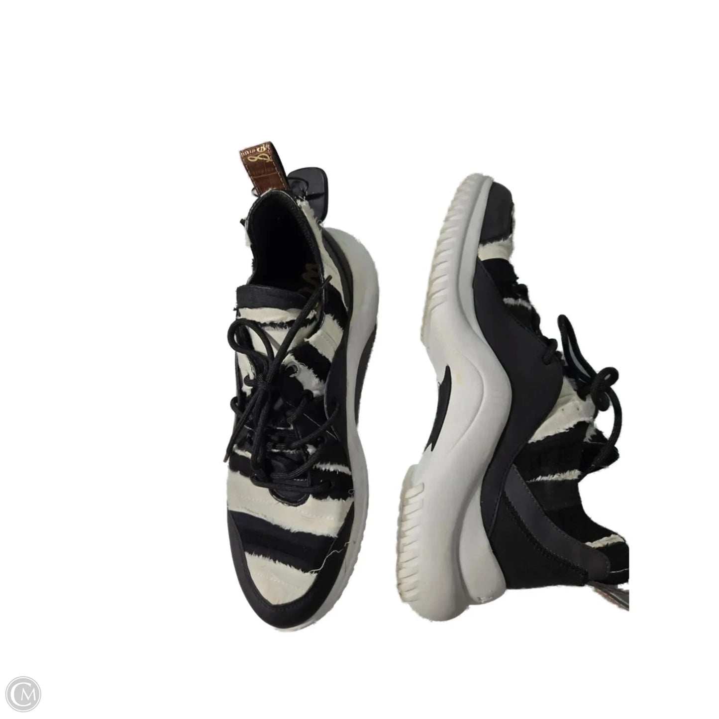 Shoes Sneakers By Sam Edelman In Black & White, Size: 10