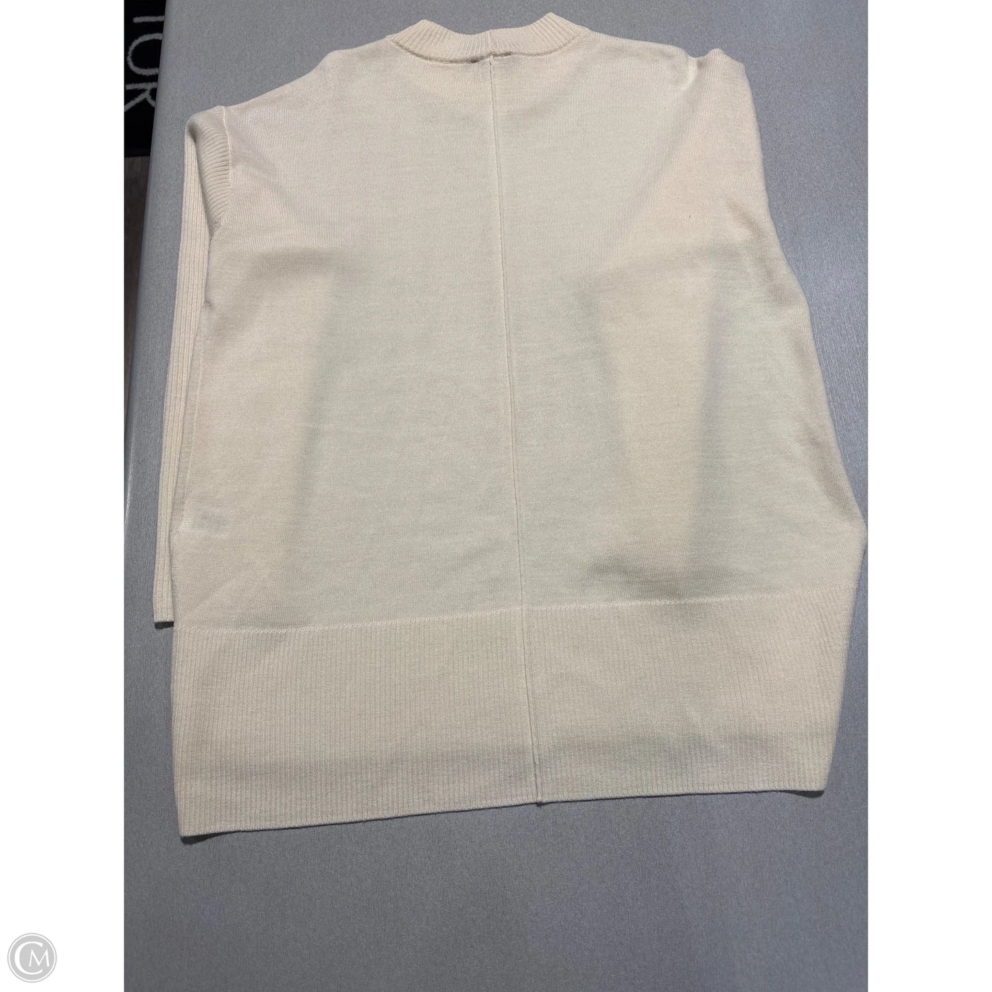 Top Long Sleeve By Talbots In Cream, Size: L