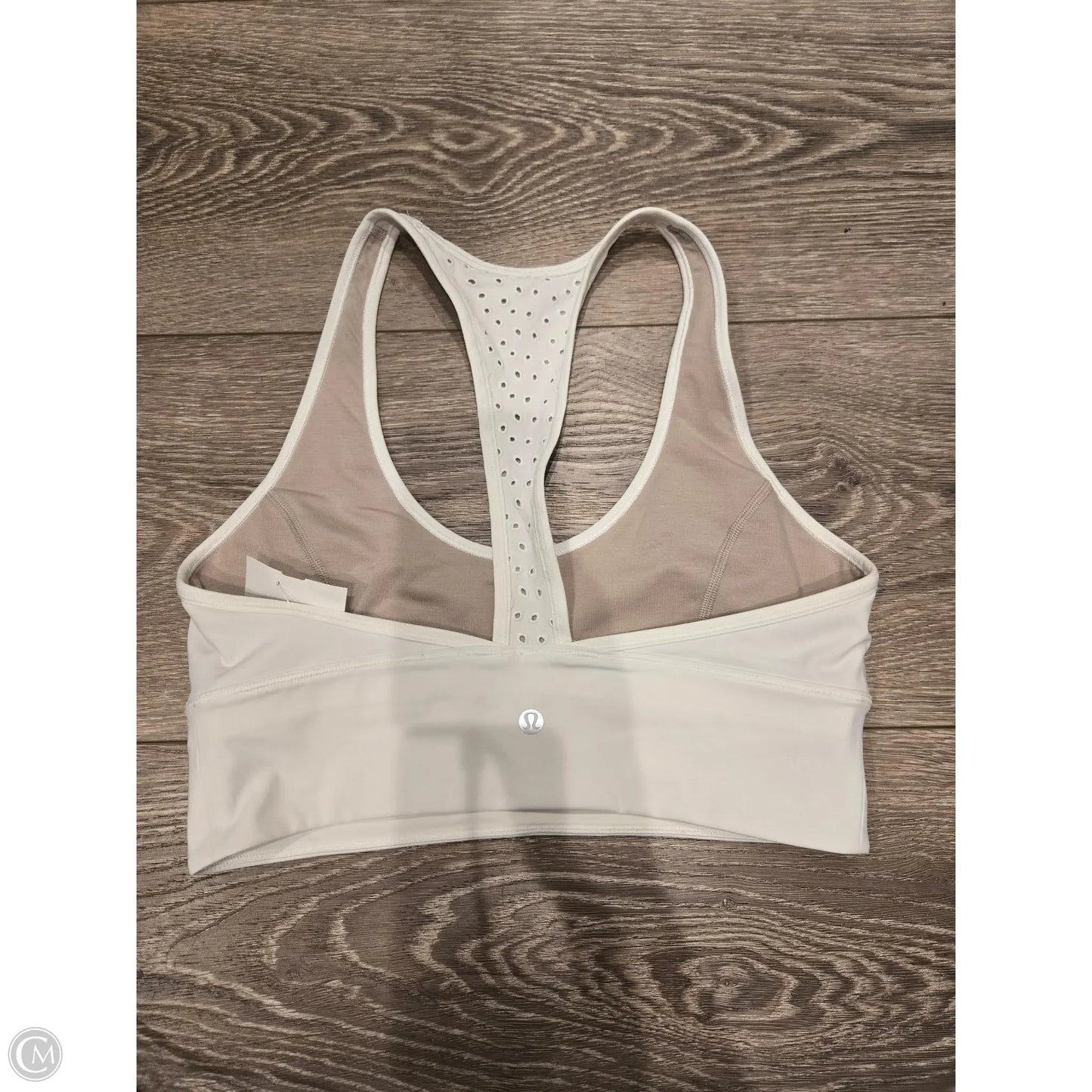 Athletic Bra By Lululemon In White, Size: L