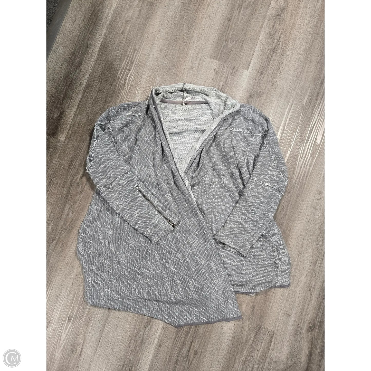 Jacket Fleece By Free People In Grey, Size: M