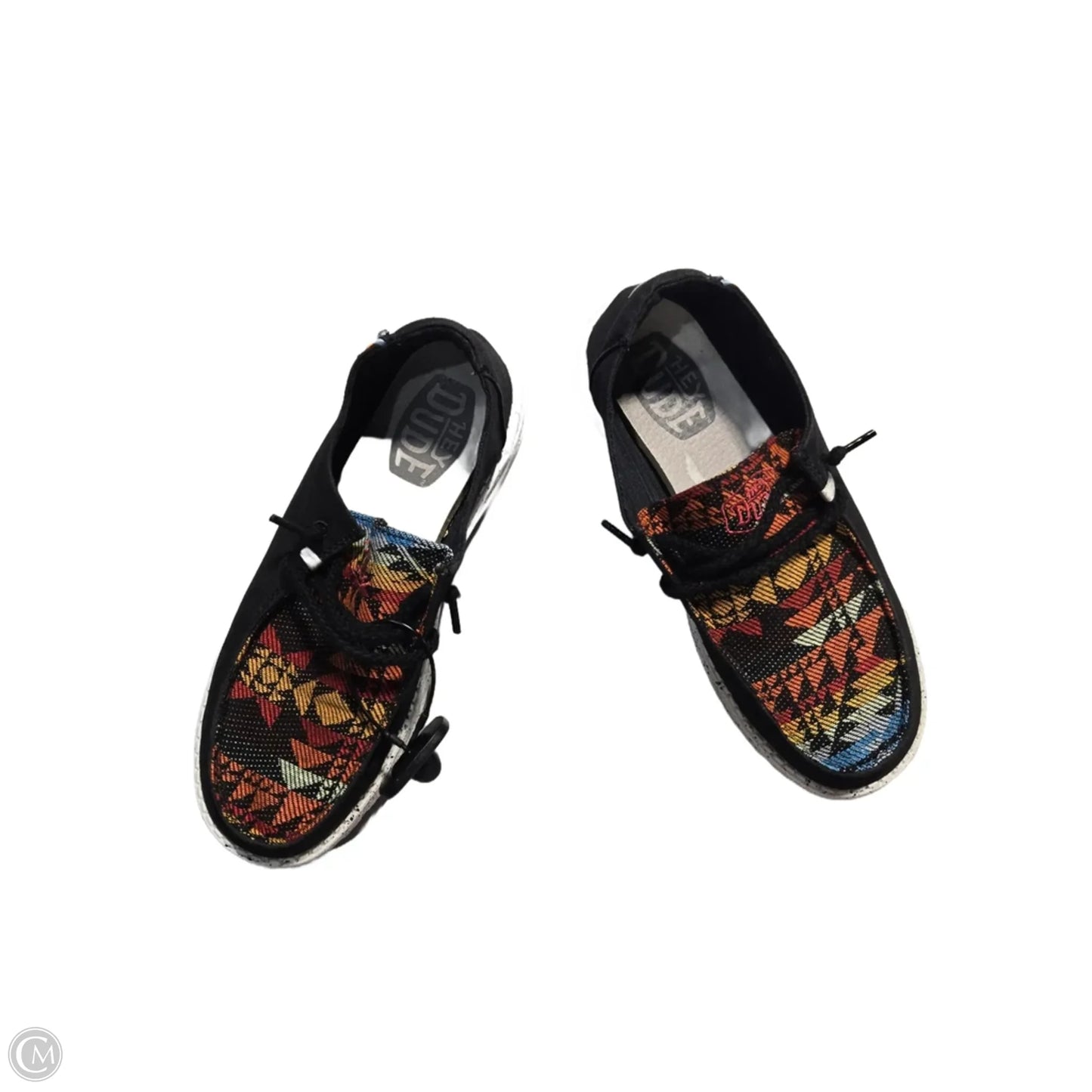 Shoes Flats By Hey Dude In Multi-colored, Size: 9