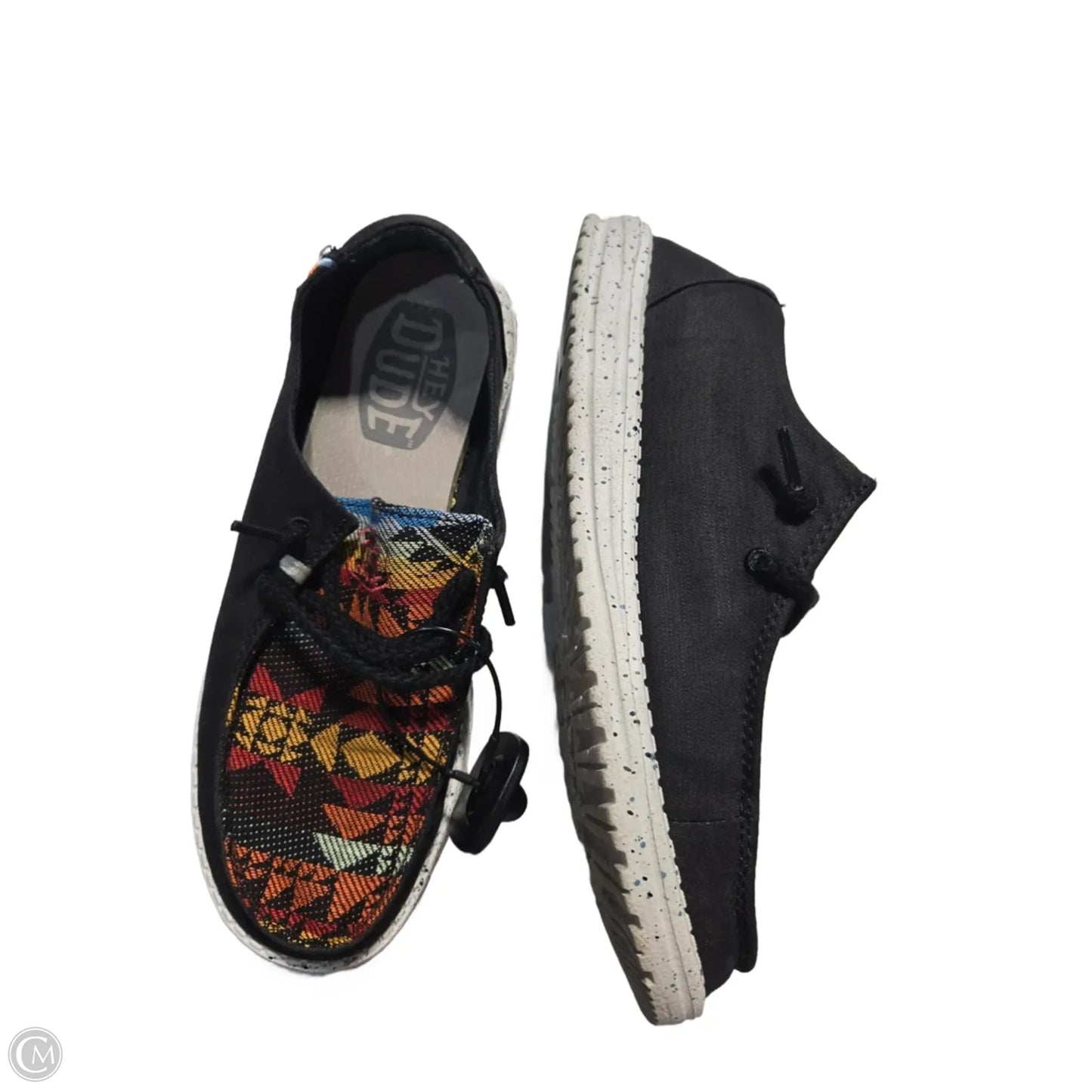 Shoes Flats By Hey Dude In Multi-colored, Size: 9