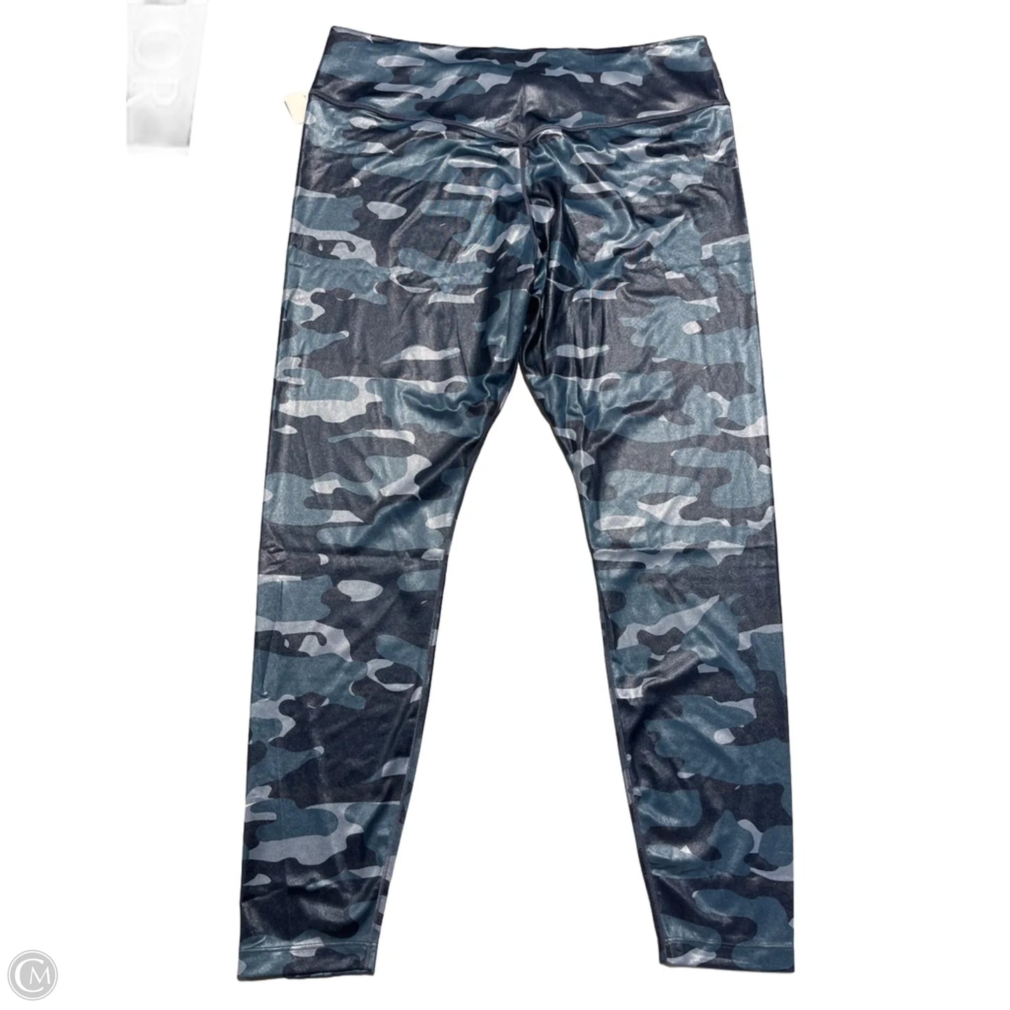 Athletic Leggings By Nike In Blue, Size: Xxl