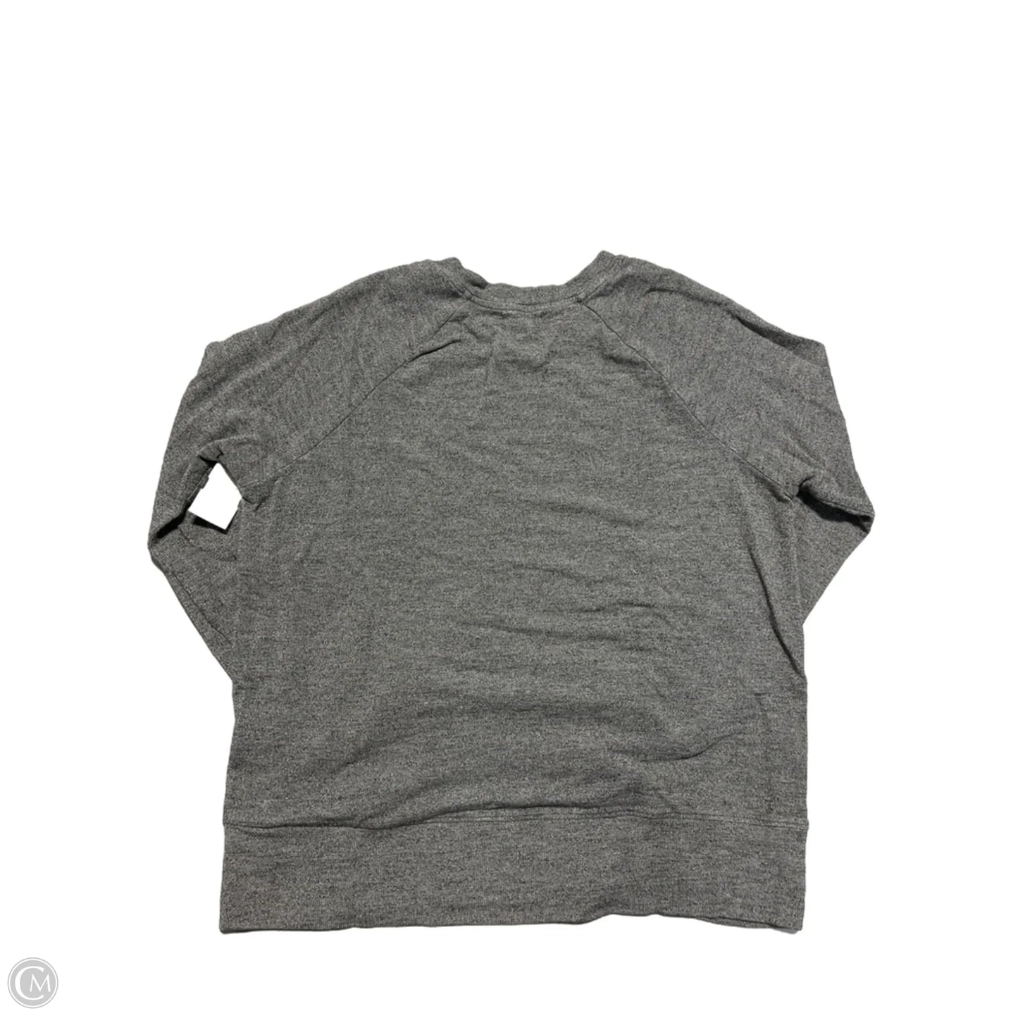 Top Long Sleeve By Evereve In Grey, Size: S