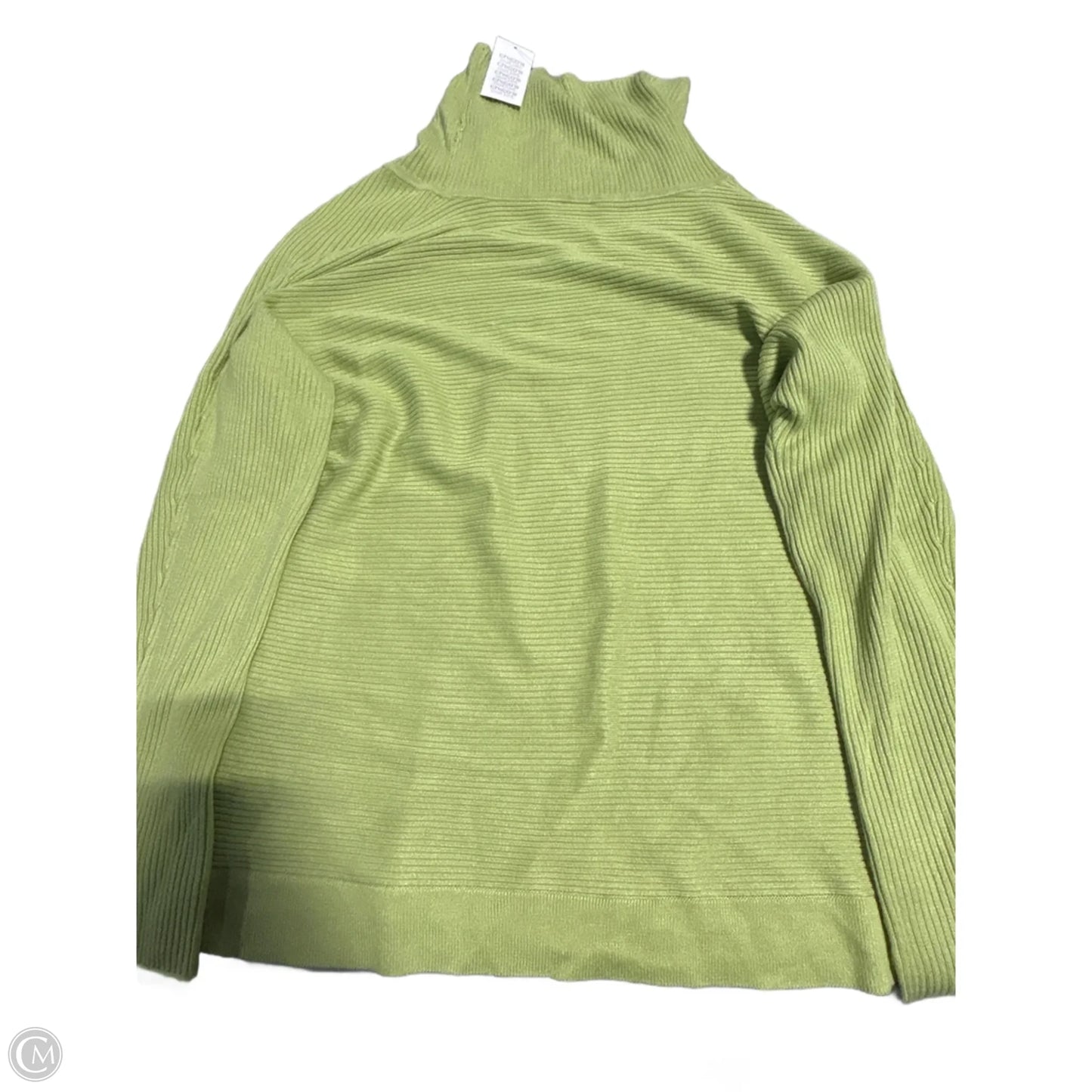 Top Long Sleeve By Chicos In Green, Size: Xl