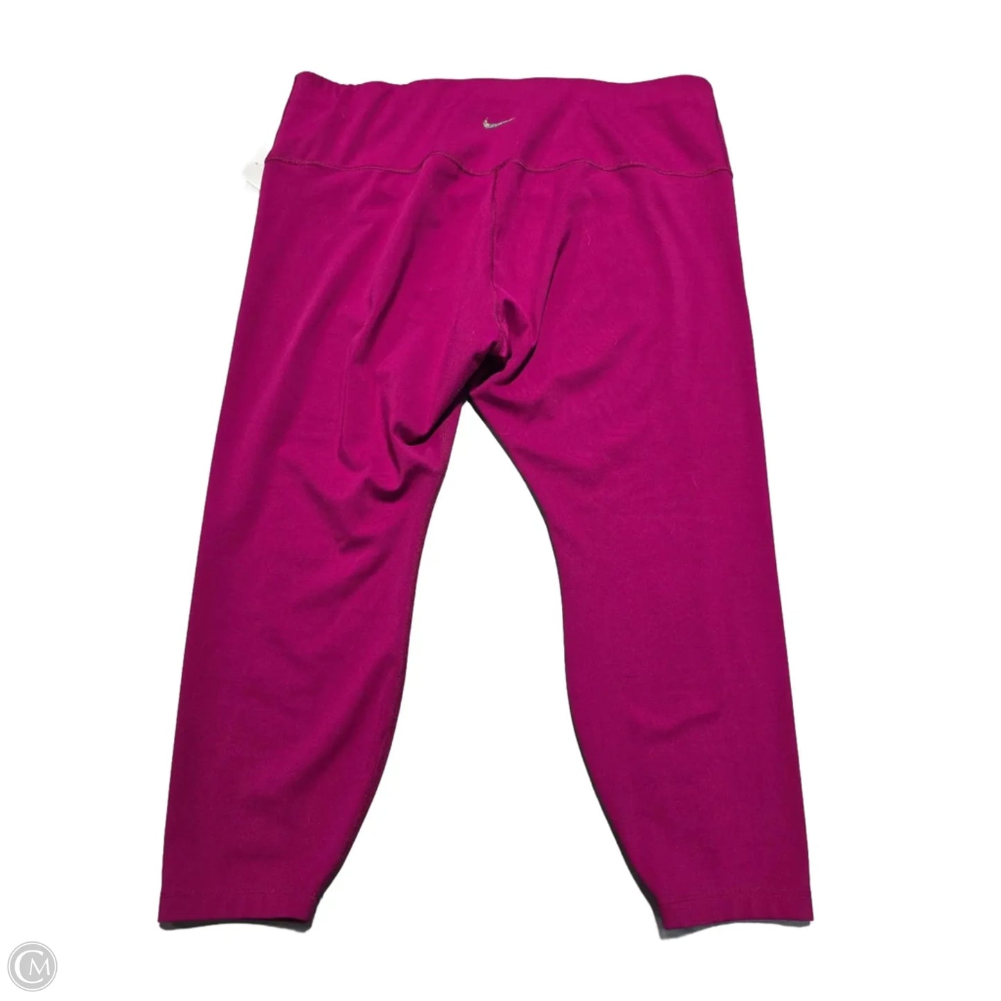 Athletic Leggings Capris By Nike In Pink, Size: 3x