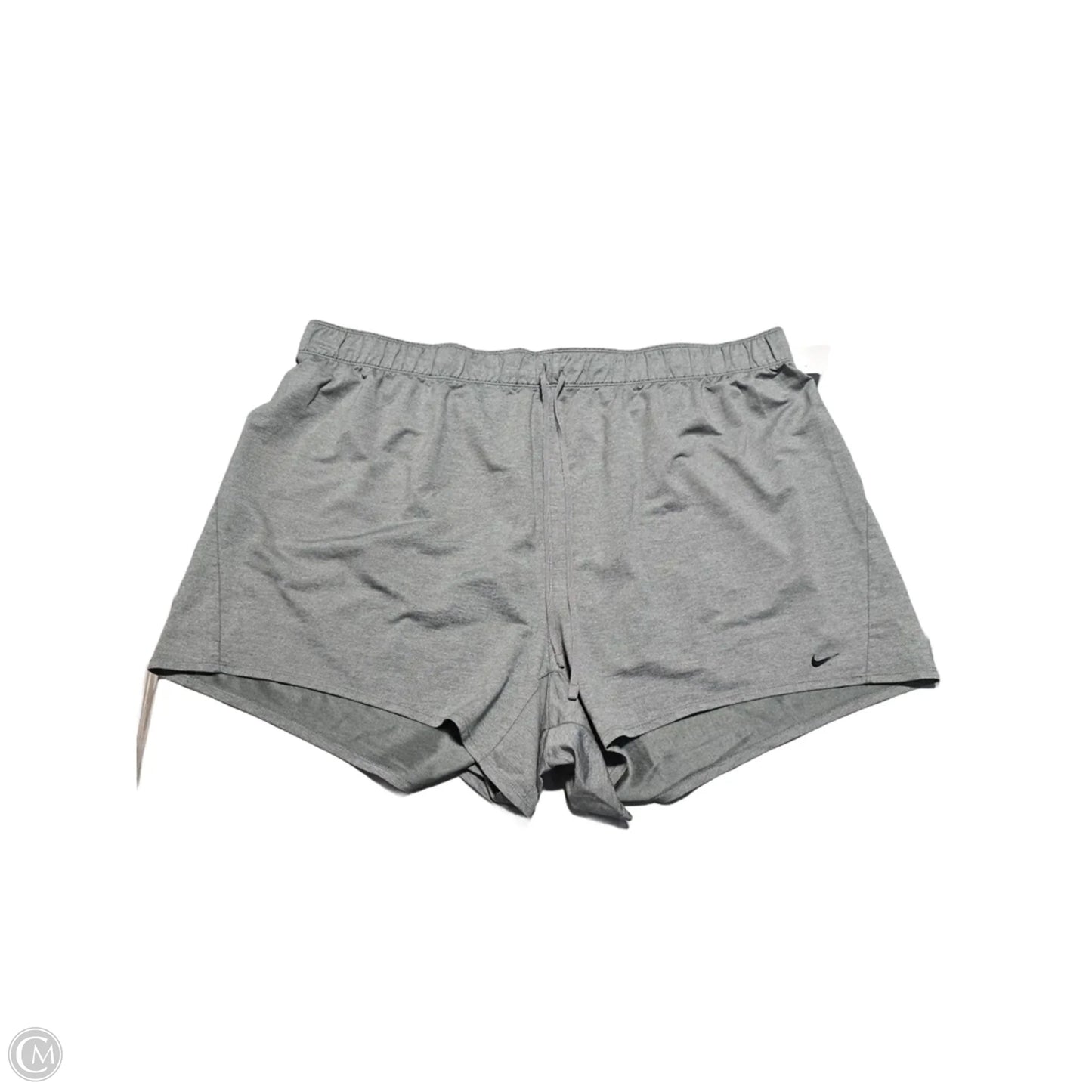 Athletic Shorts By Nike In Grey, Size: 3x