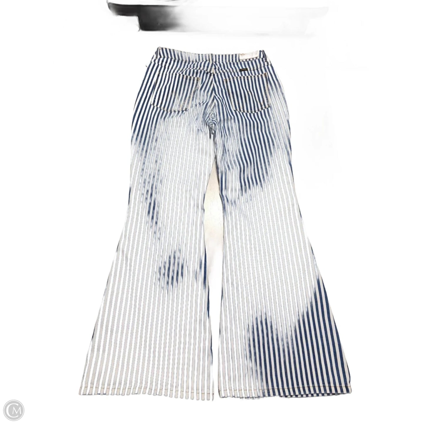 Jeans Flared By Wrangler In Striped Pattern, Size: 12
