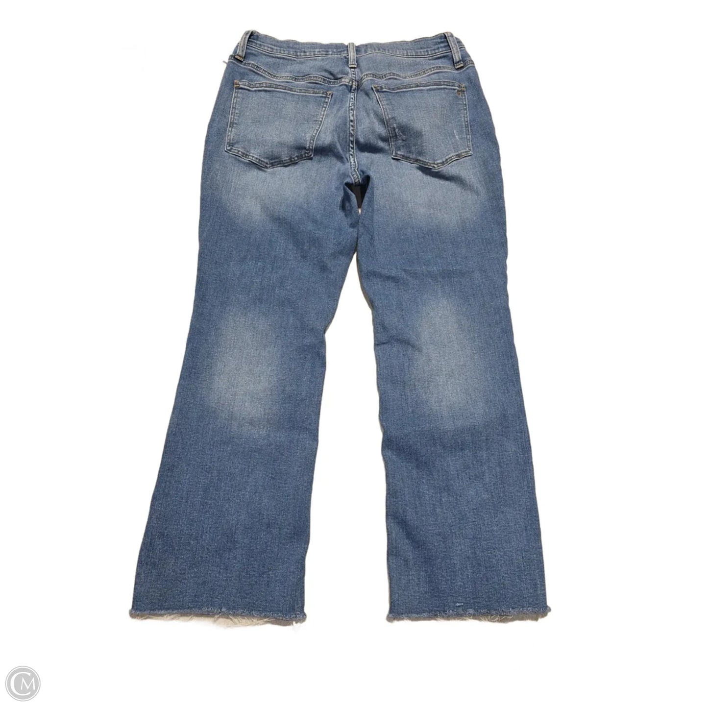 Jeans Straight By Madewell In Blue Denim, Size: 10