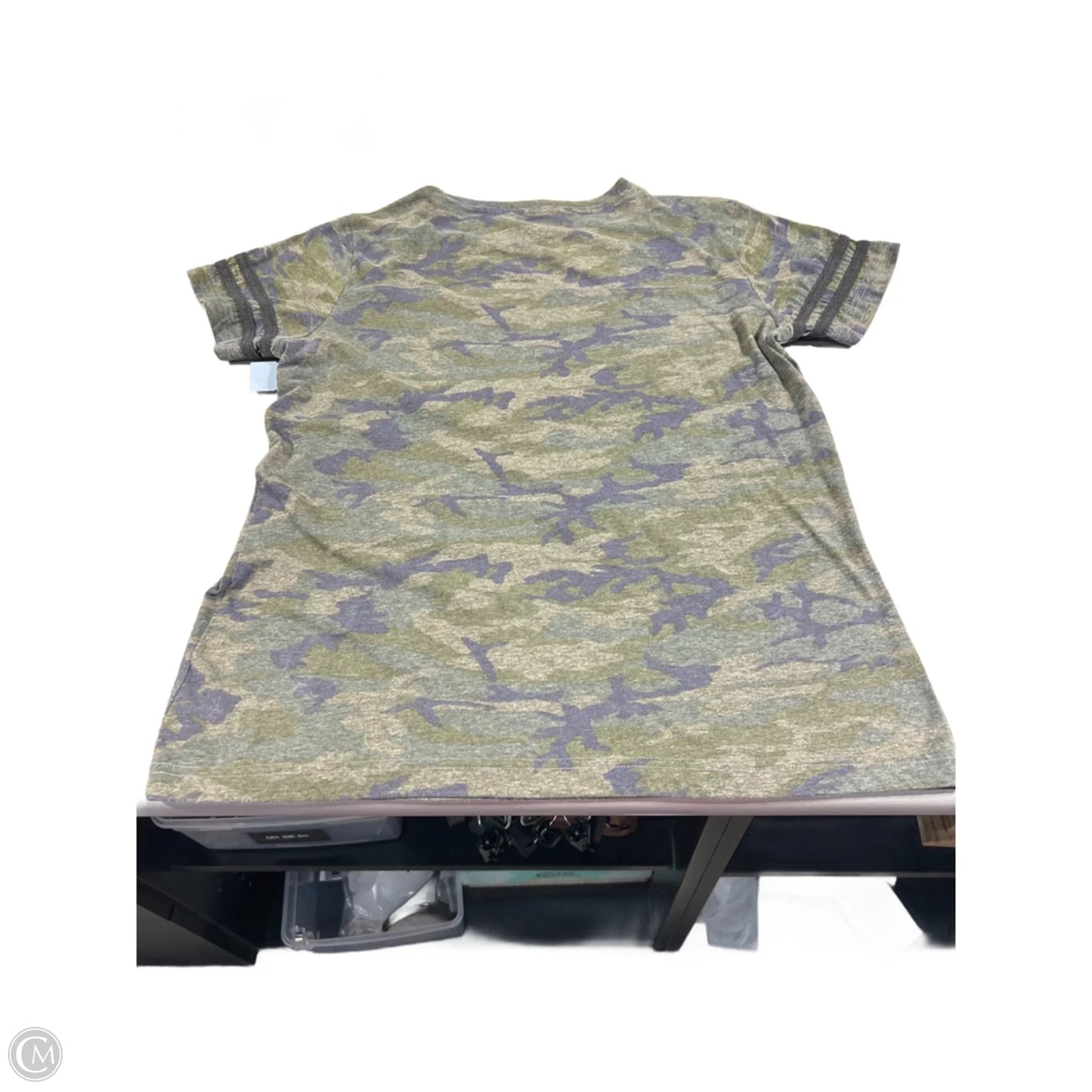 Top Short Sleeve Basic By Cmc In Camouflage Print, Size: L