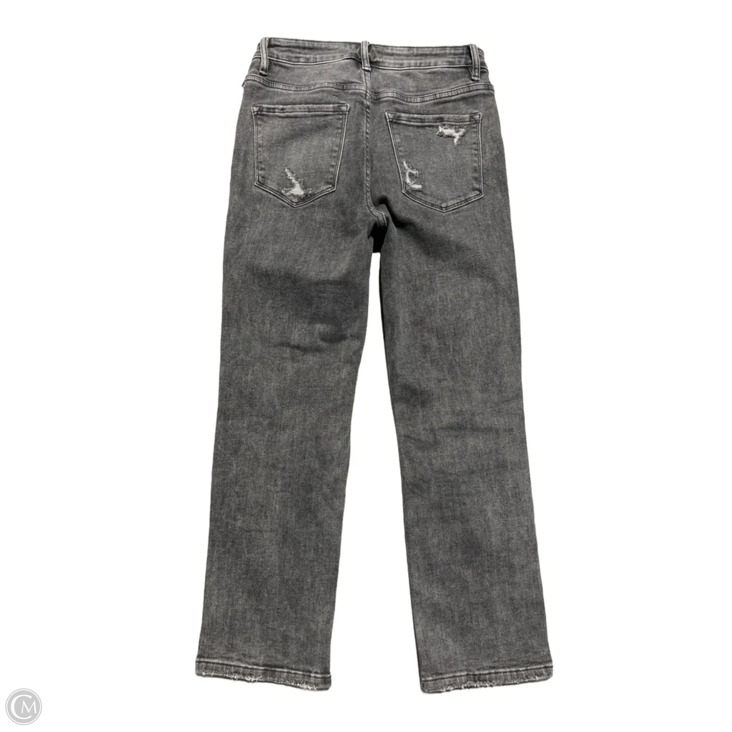 Jeans Straight By Vervet In Grey, Size: 6