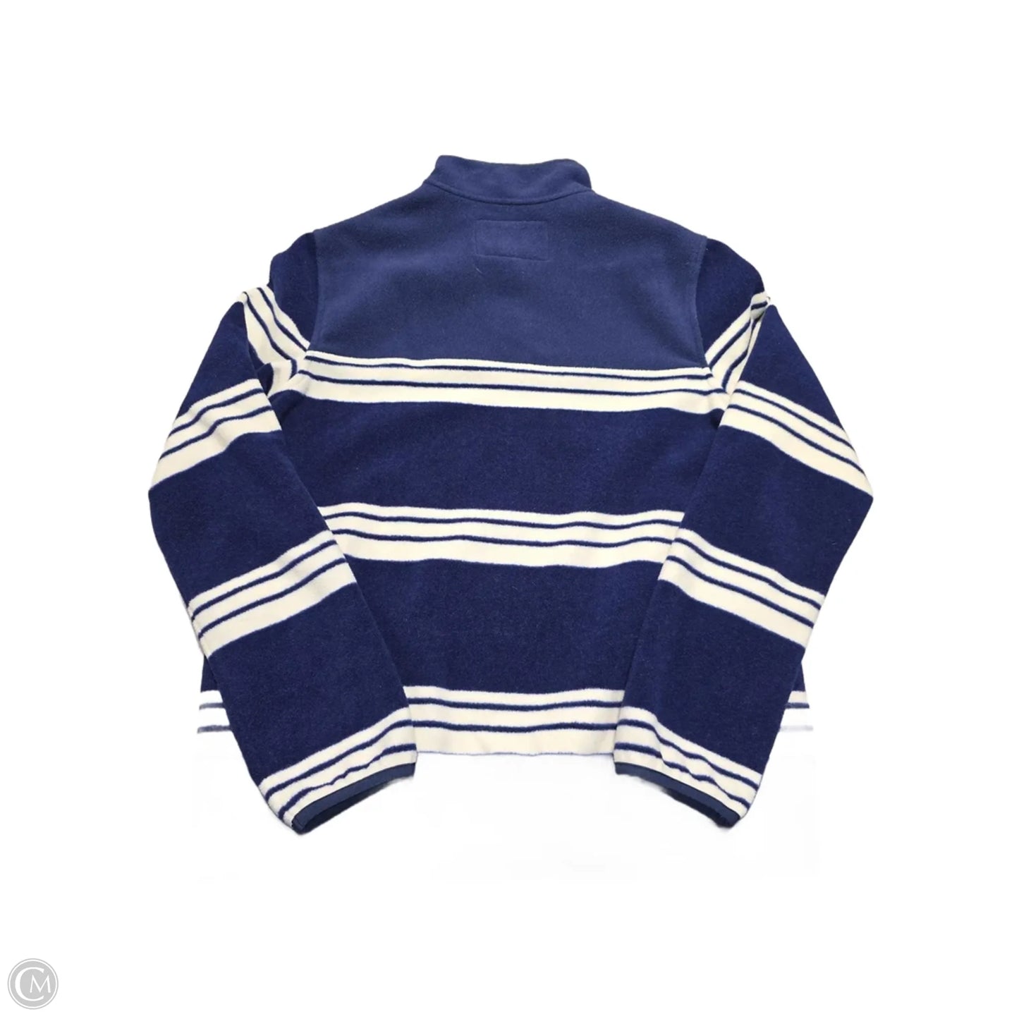 Top Long Sleeve By Lands End In Striped Pattern, Size: S
