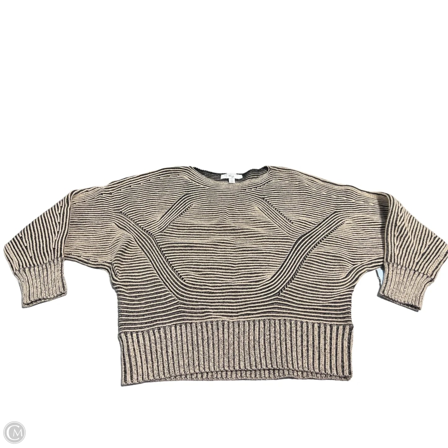 Sweater By Cmc In Black & Tan, Size: S