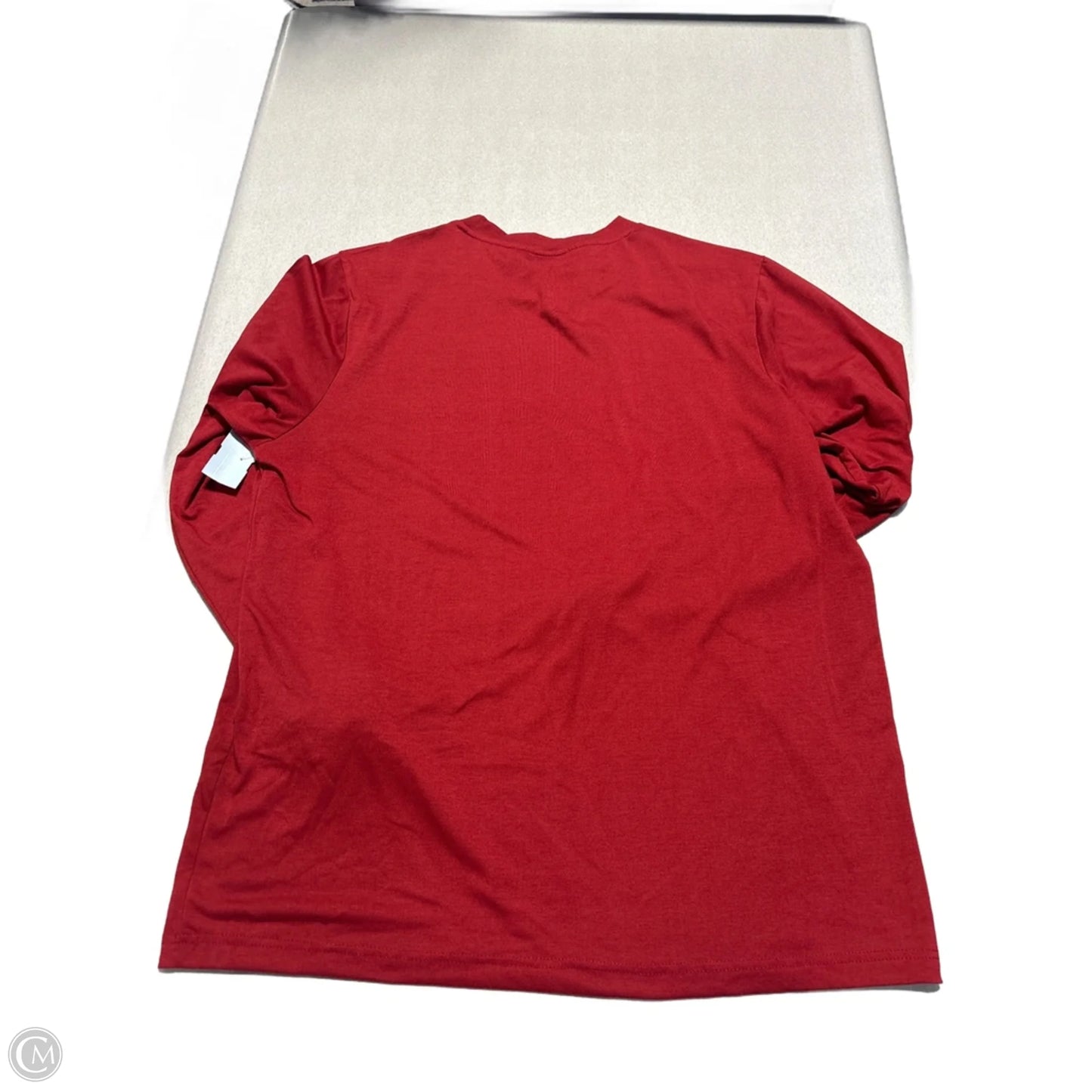 Top Long Sleeve By Cmc In Red, Size: Xl