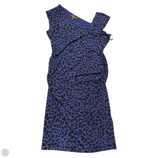 Dress Casual Midi By Victor In Animal Print, Size: L