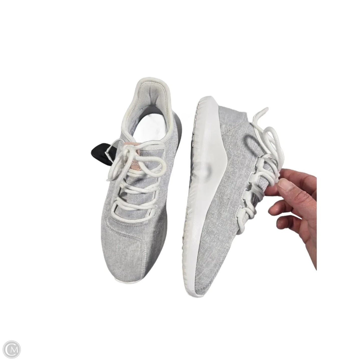 Shoes Athletic By Adidas In Grey, Size: 8