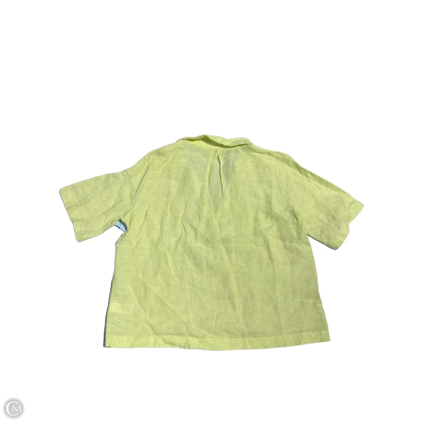 Top Short Sleeve By Rachel Zoe In Yellow, Size: M