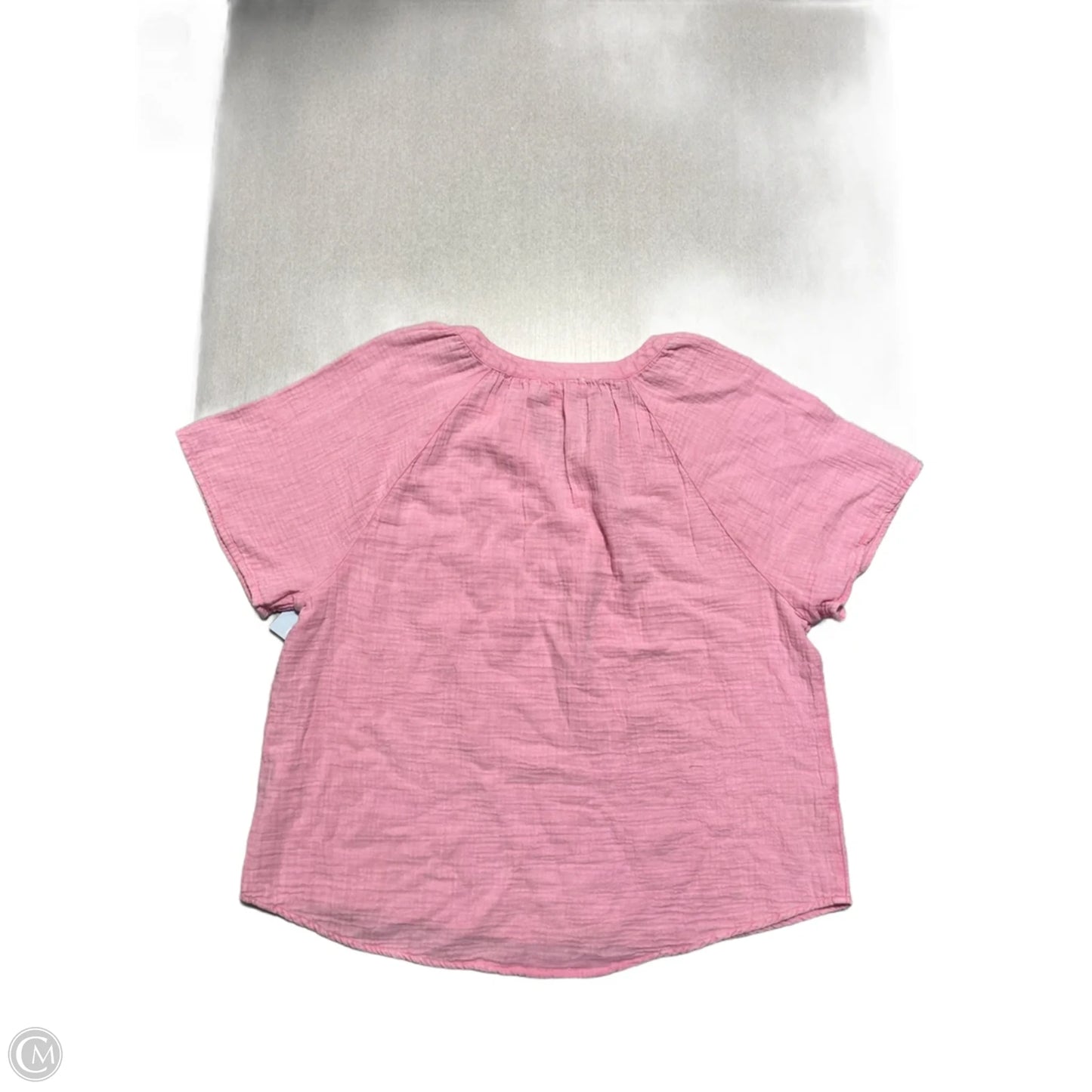 Top Short Sleeve By Beachlunchlounge In Pink, Size: M