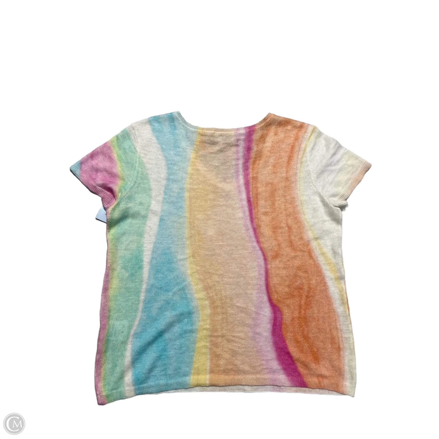 Top Short Sleeve By Charlie B In Multi-colored, Size: M