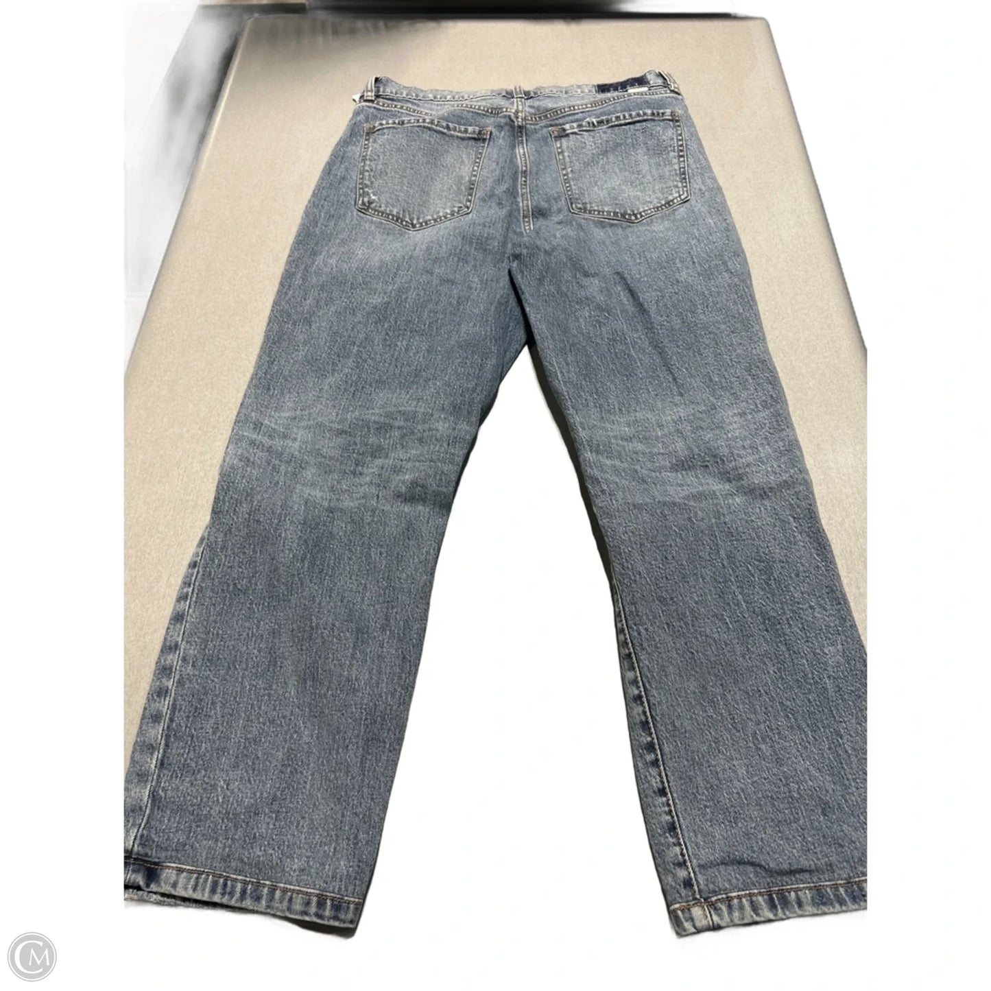 Jeans Straight By Daze In Blue Denim, Size: 12