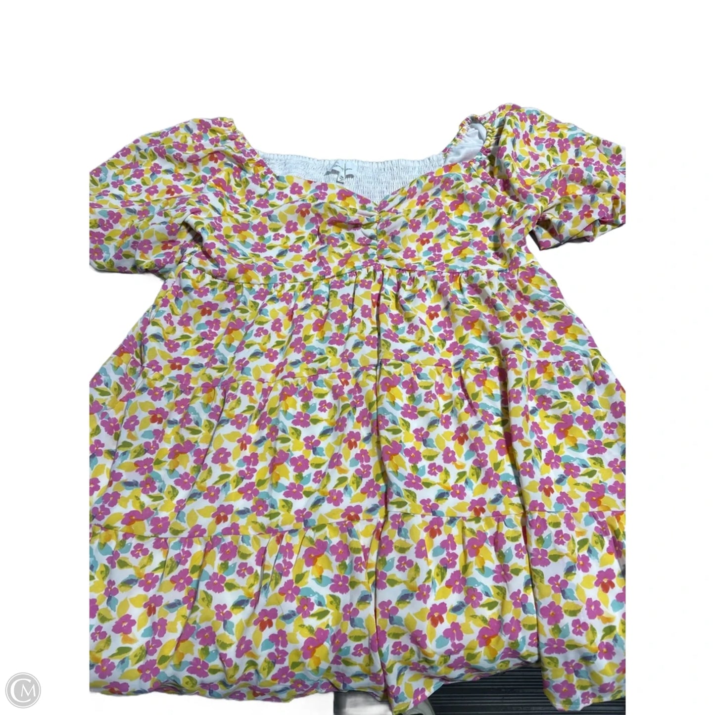 Dress Casual Short By Cmc In Floral Print, Size: 2x