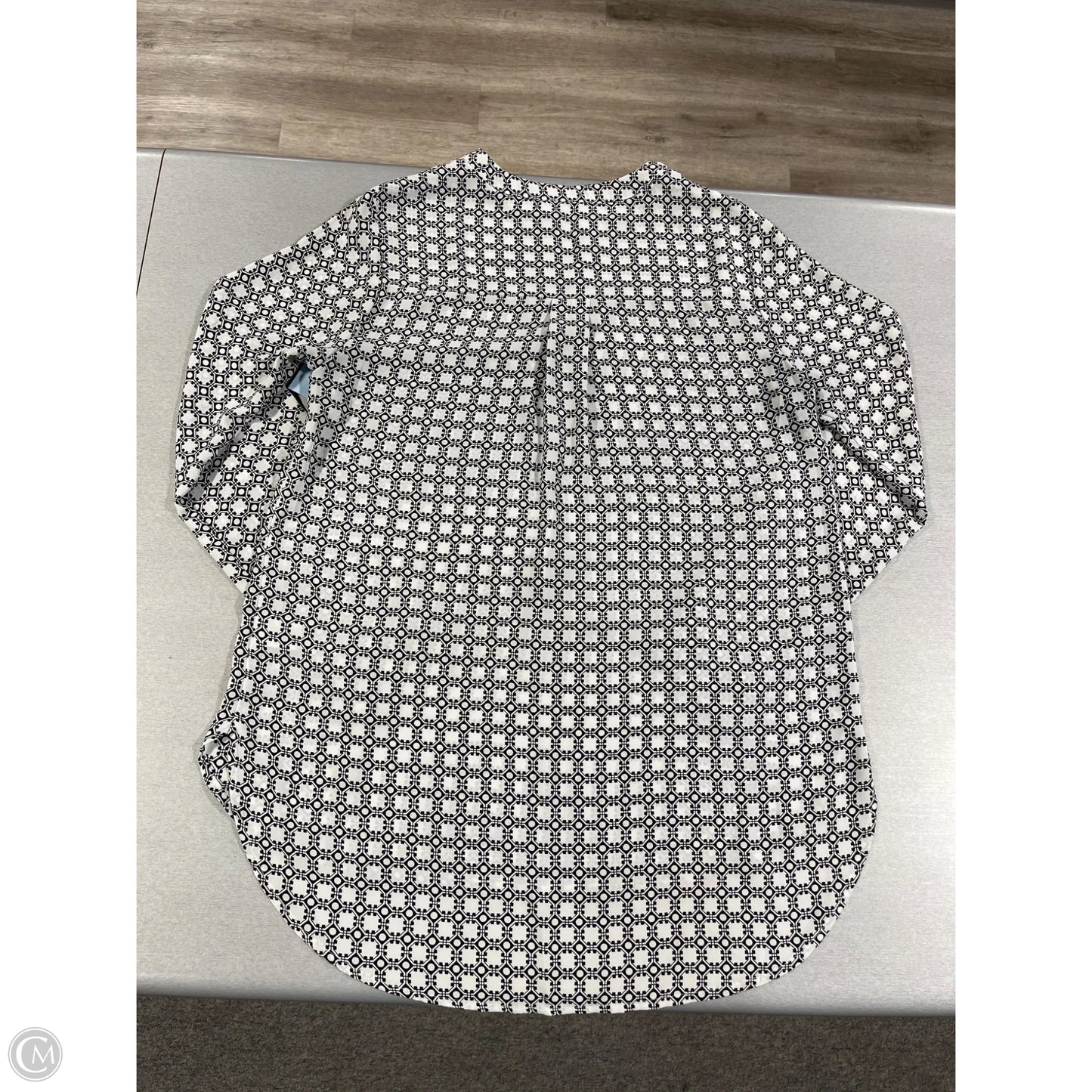 Blouse Long Sleeve By Pleione In White, Size: S