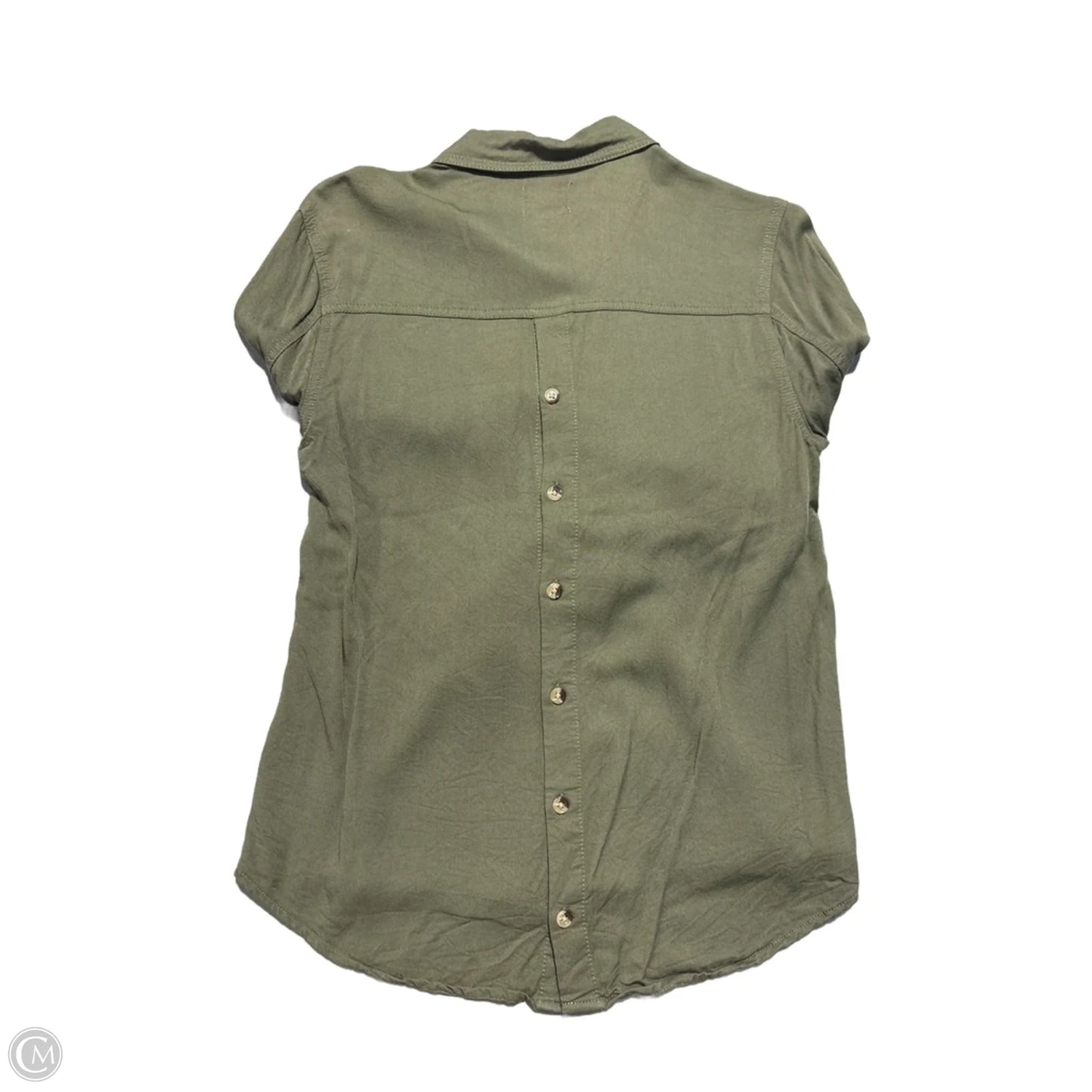 Top Long Sleeve By Harper In Green, Size: Xs