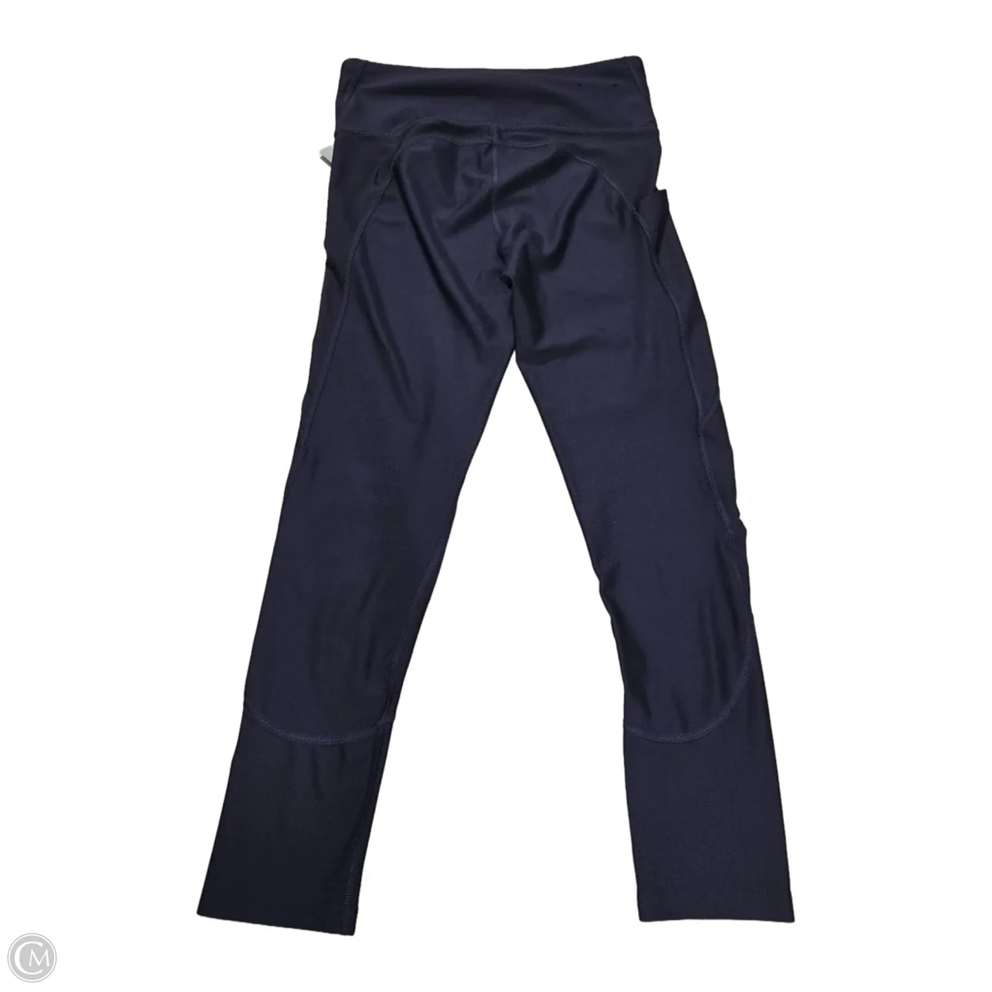 Athletic Leggings By Under Armour In Navy, Size: M